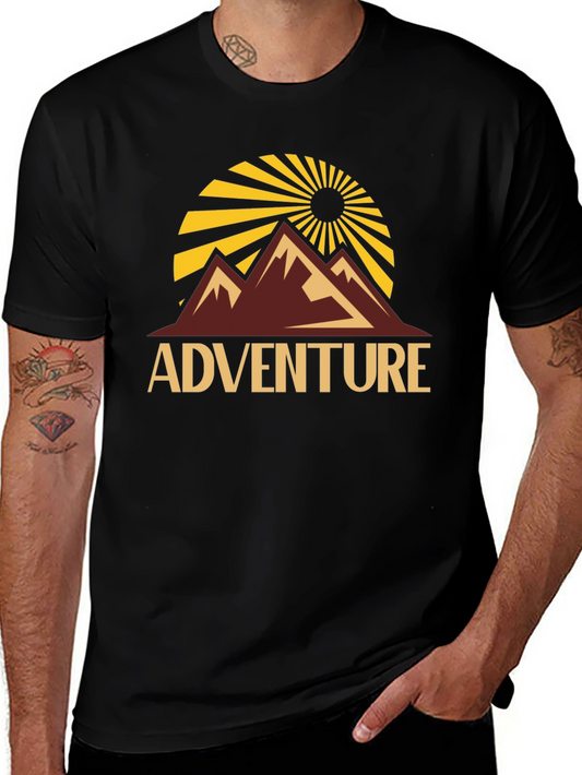 Adventure Graphic Tee - Mountain Scene
