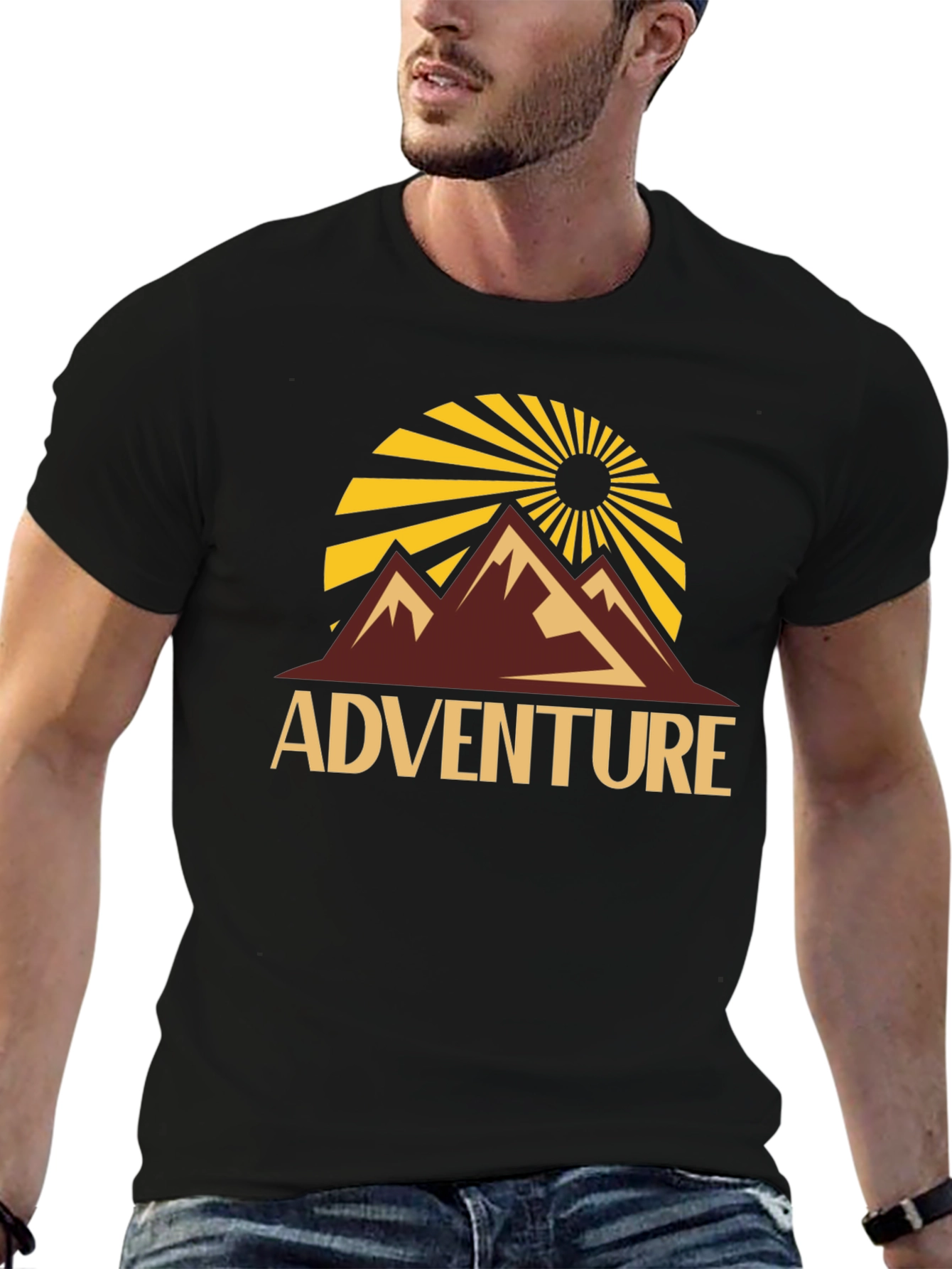 Adventure Graphic Tee - Mountain Scene