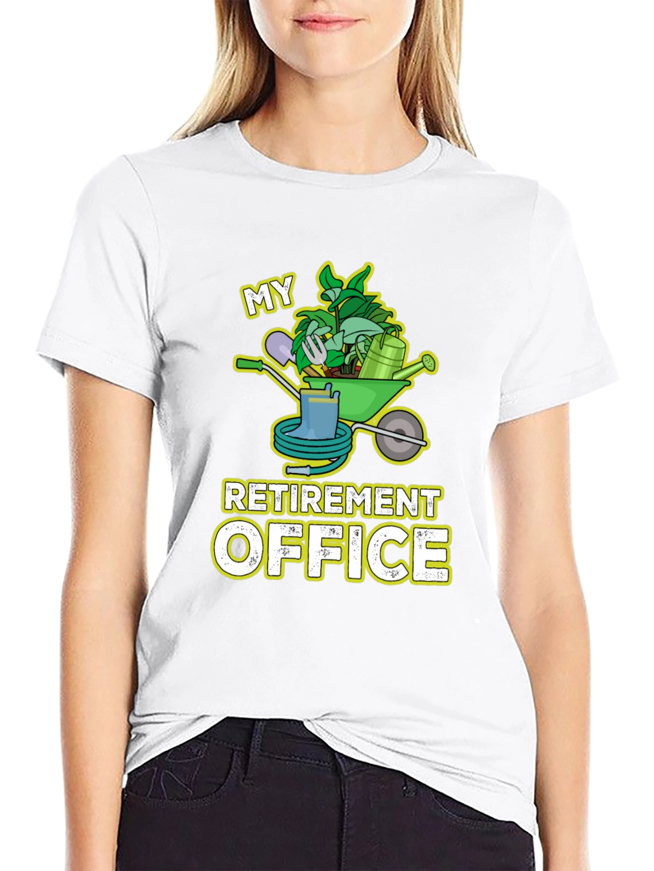 Retirement Office T-Shirt - Gardening Theme