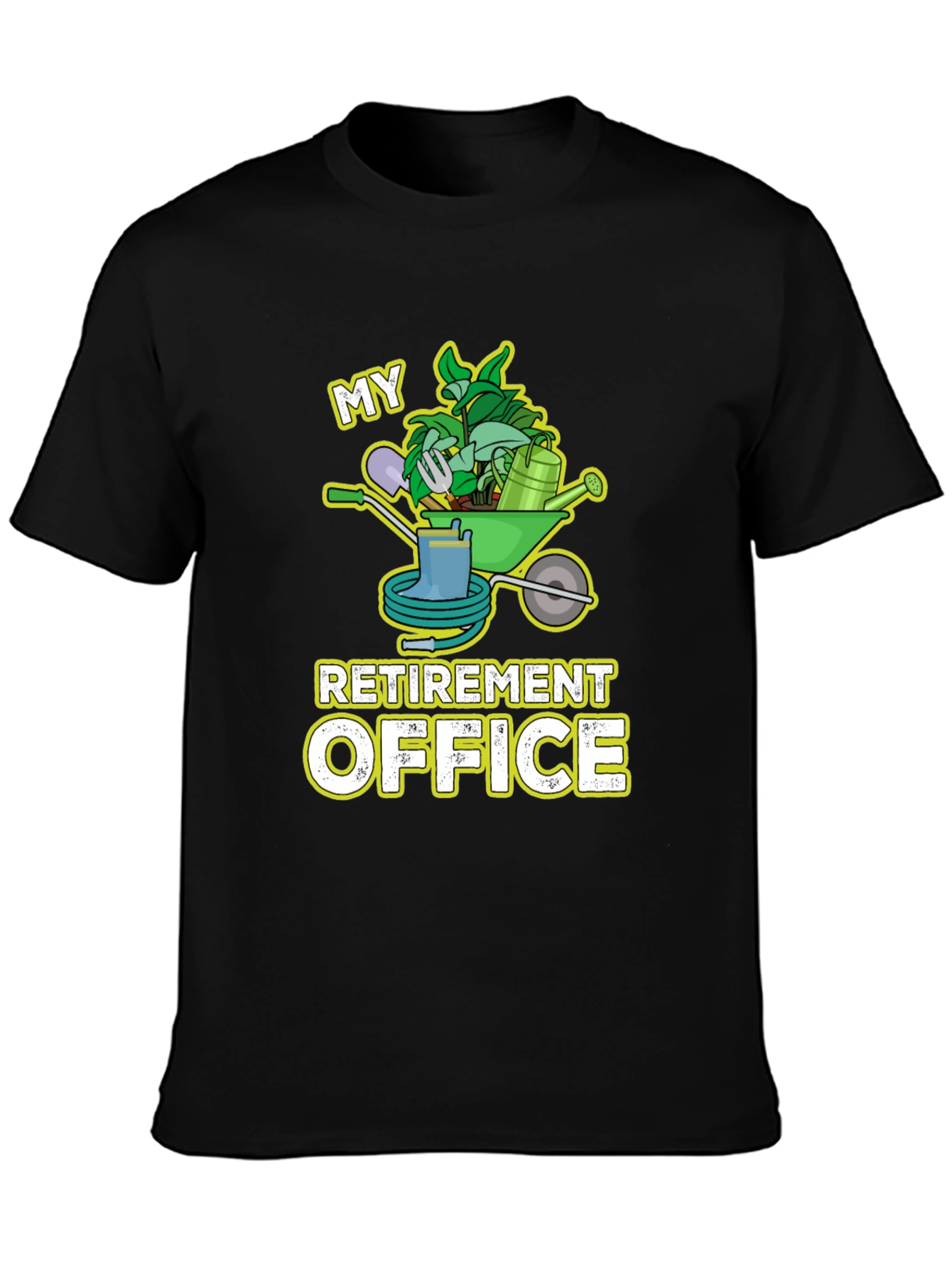 Retirement Office T-Shirt - Gardening Theme
