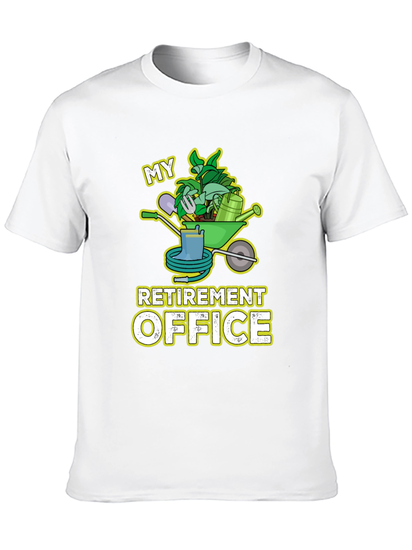 Retirement Office T-Shirt - Gardening Theme