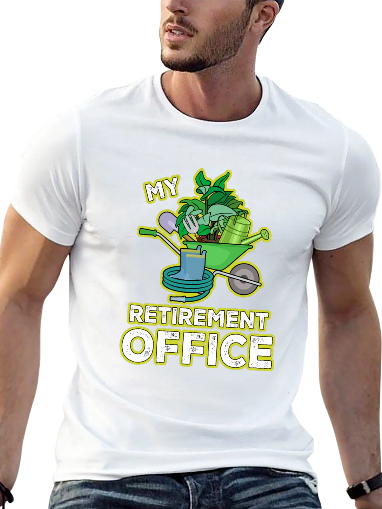 Retirement Office T-Shirt - Gardening Theme