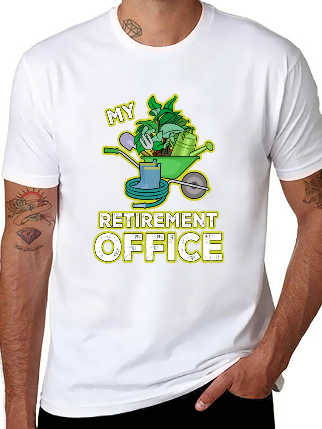 Retirement Office T-Shirt - Gardening Theme