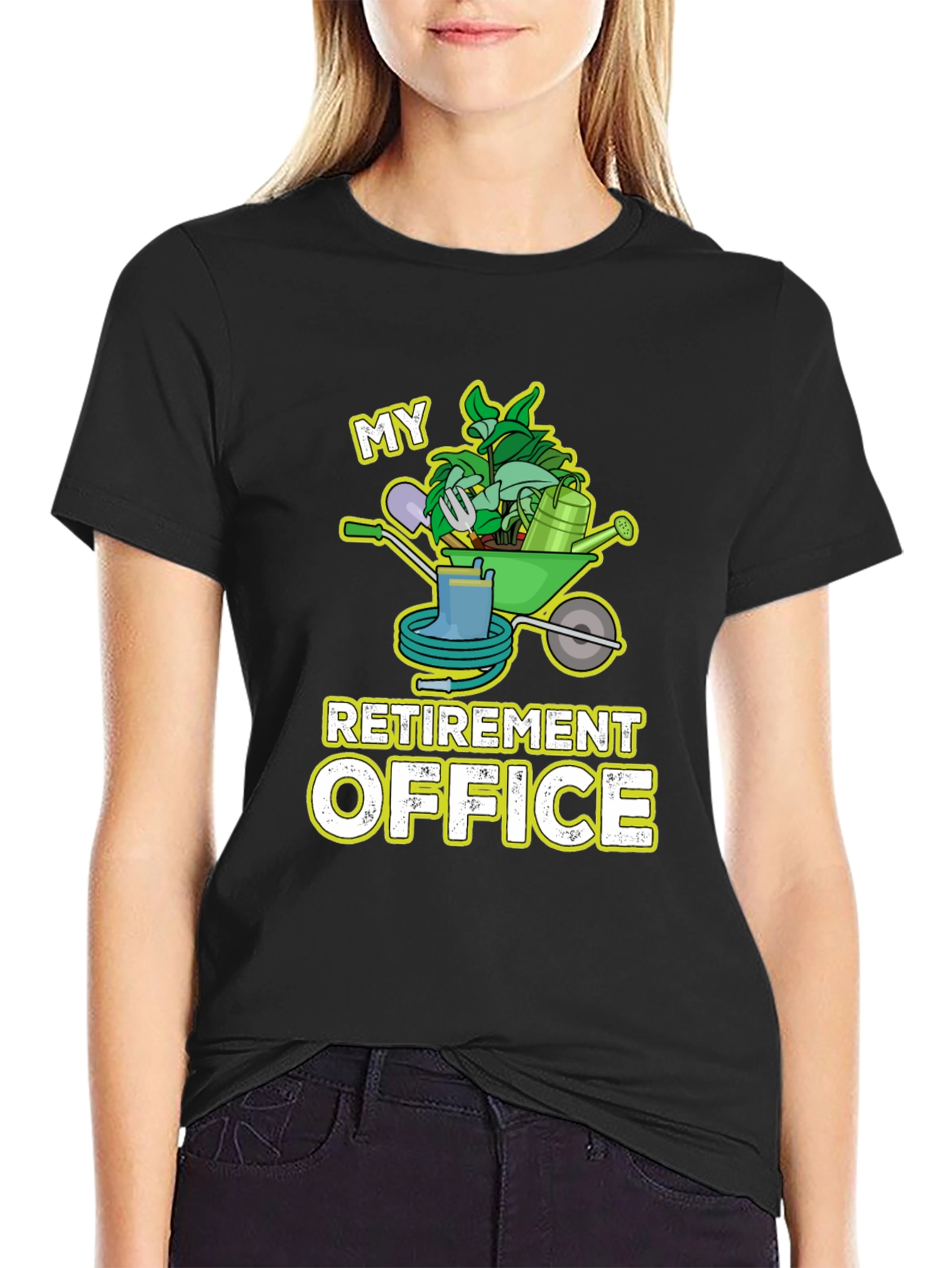 Retirement Office T-Shirt - Gardening Theme