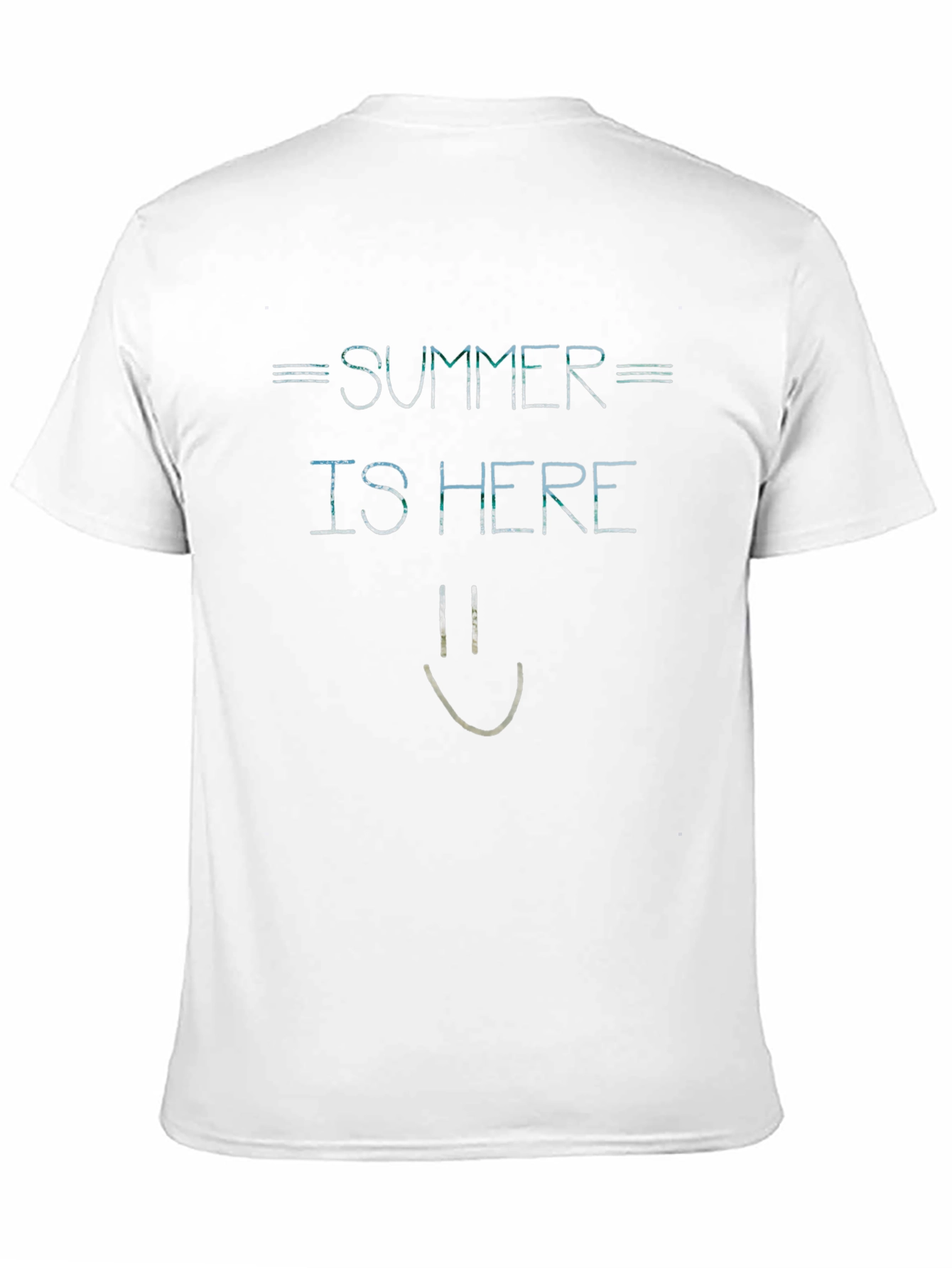 Summer Is Here Graphic T-Shirt - Casual Black Tee