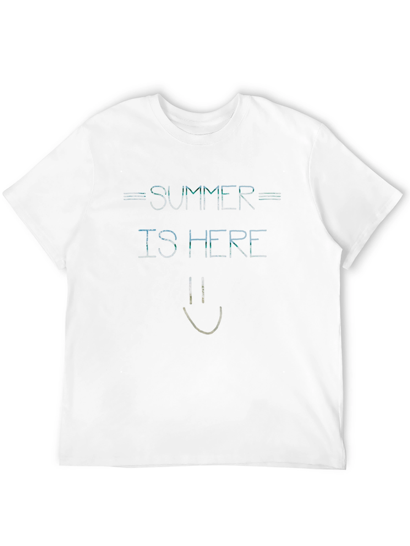 Summer Is Here Graphic T-Shirt - Casual Black Tee