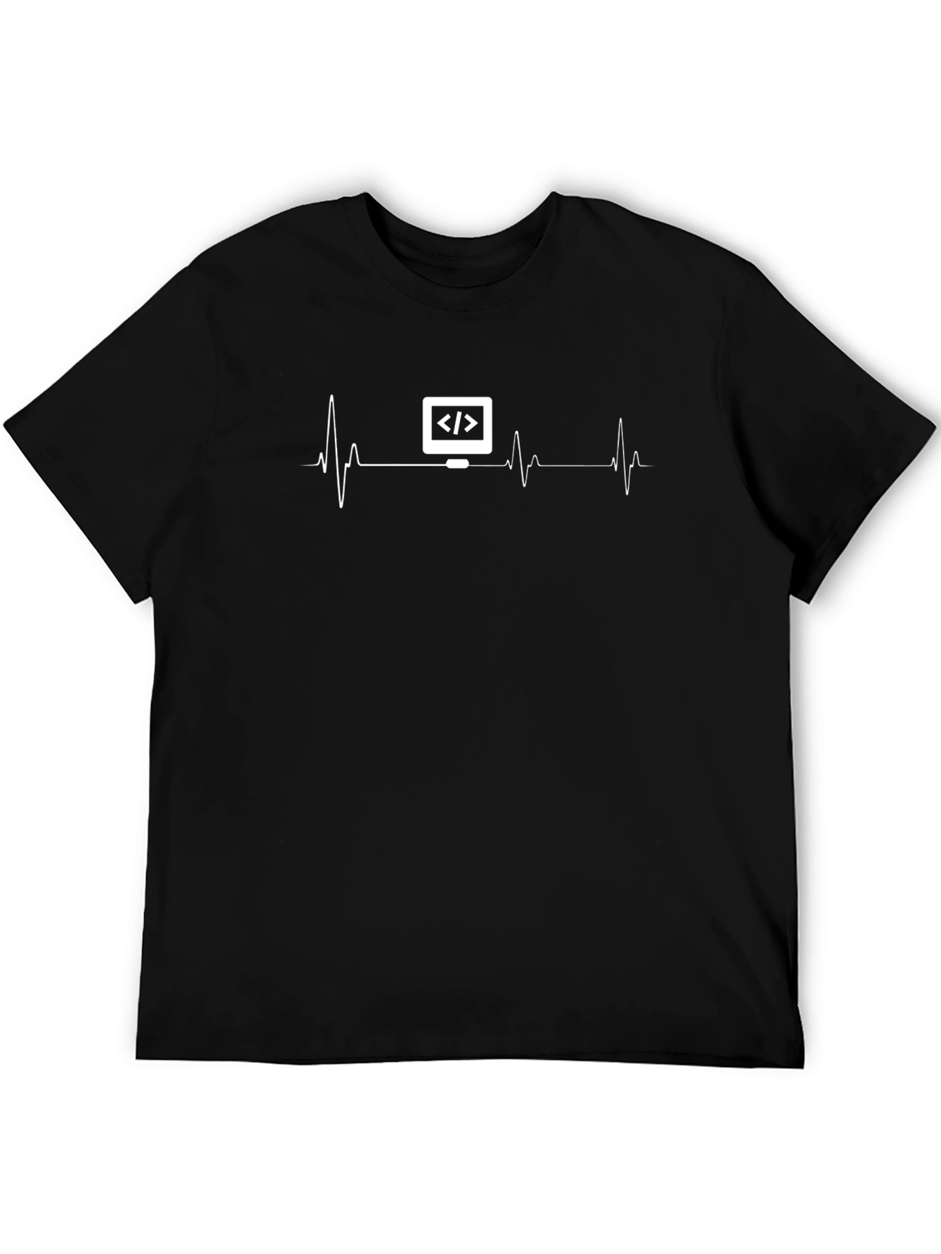 Coder Heartbeat T-Shirt - Programming Life