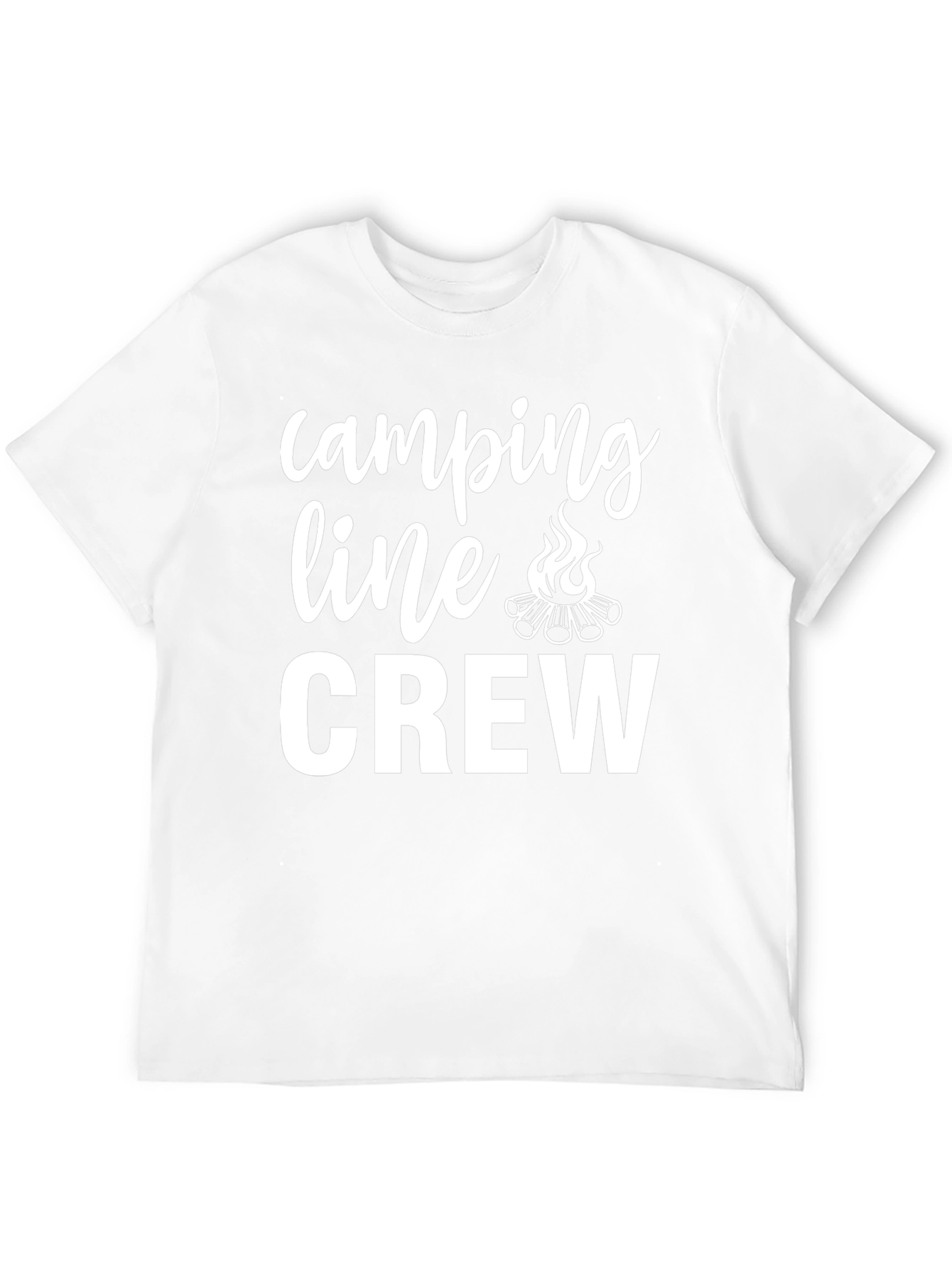 Camping Crew Graphic Tee - Black