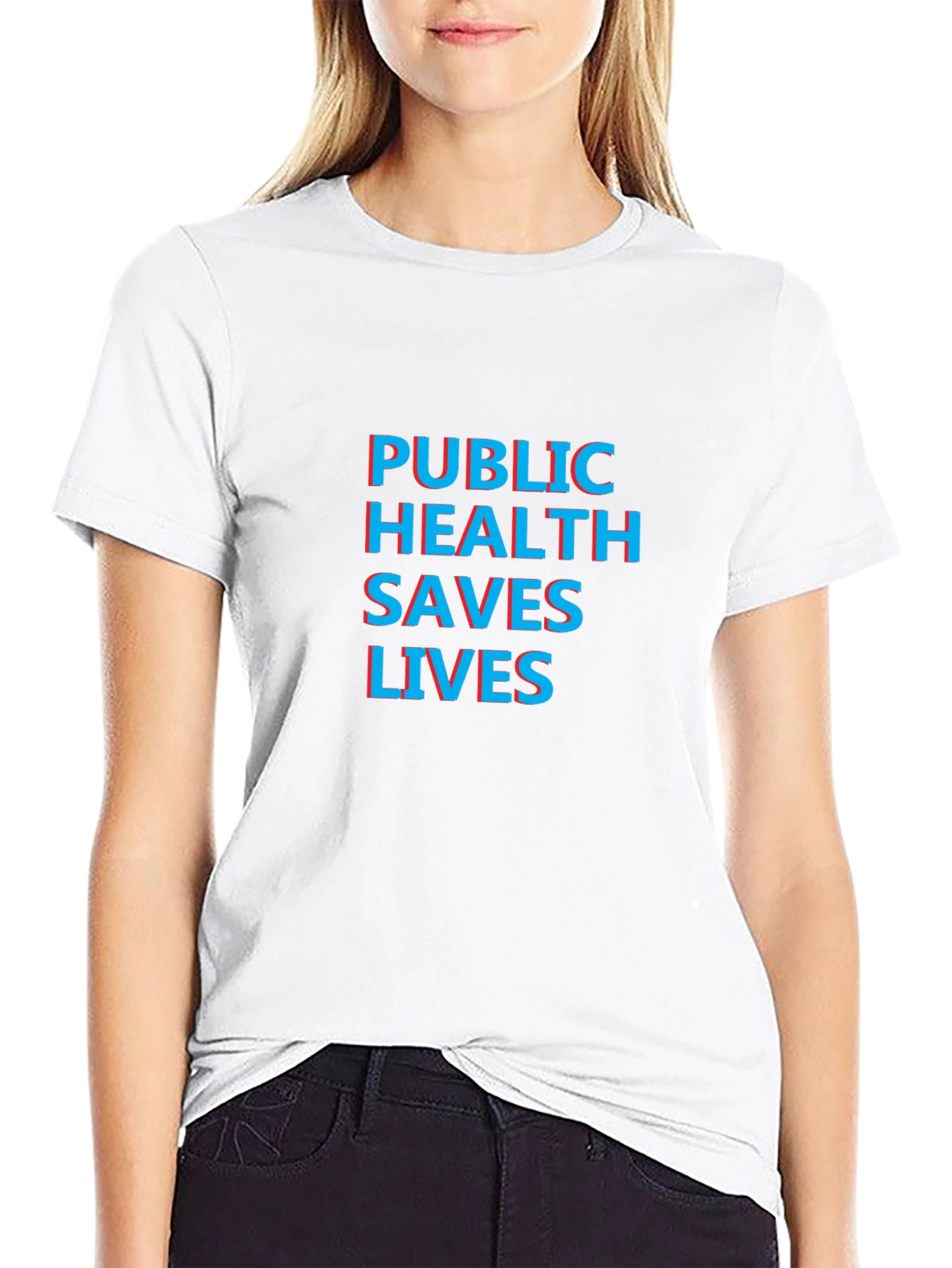 Public Health Saves Lives T-Shirt - Black