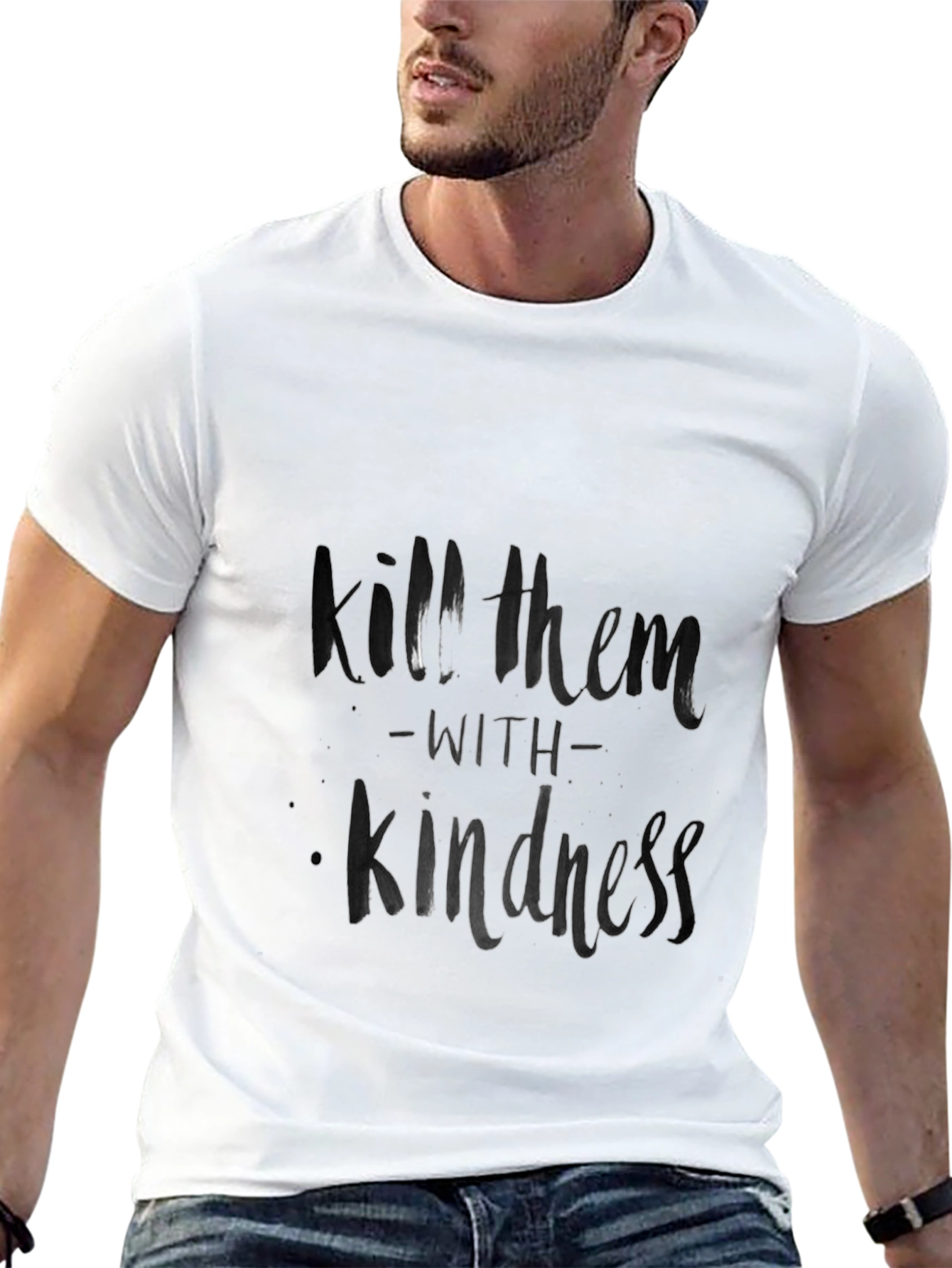 Kill Them with Kindness Black T-Shirt