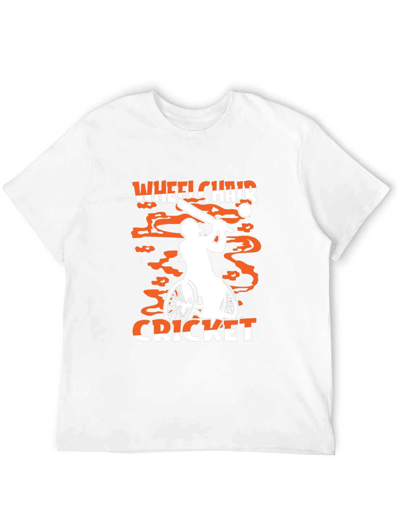 Wheelchair Cricket Graphic T-Shirt