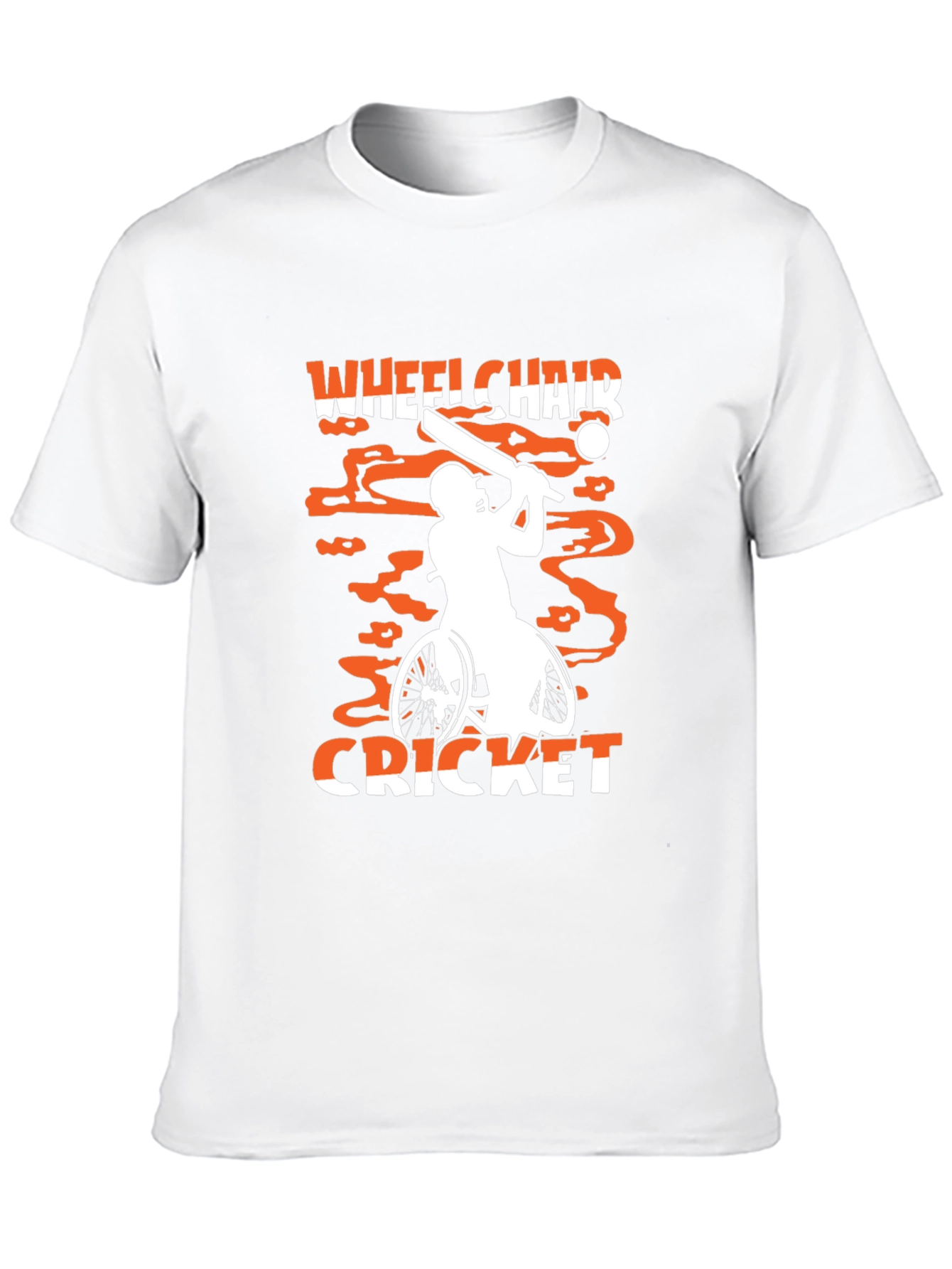 Wheelchair Cricket Graphic T-Shirt