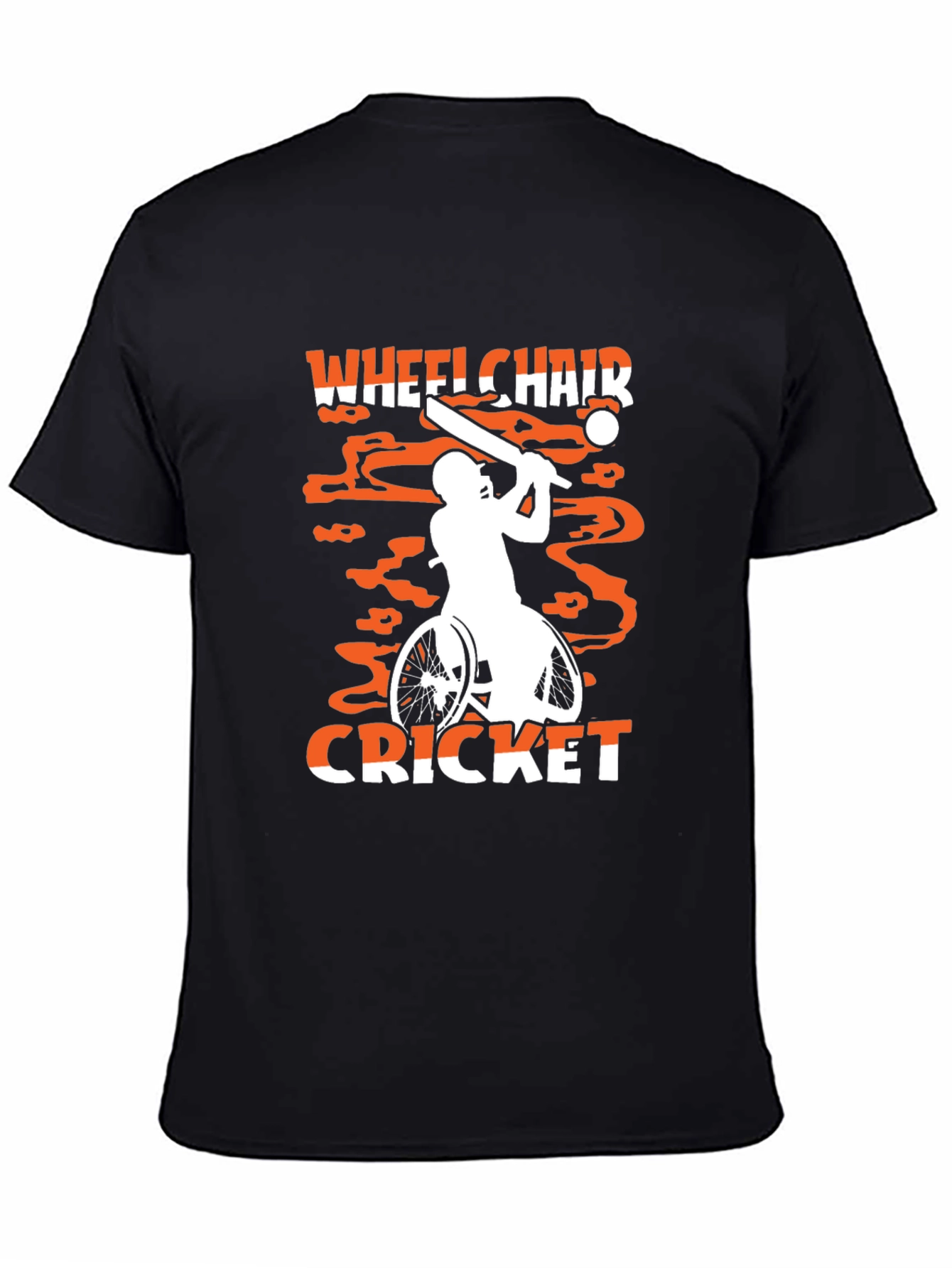 Wheelchair Cricket Graphic T-Shirt