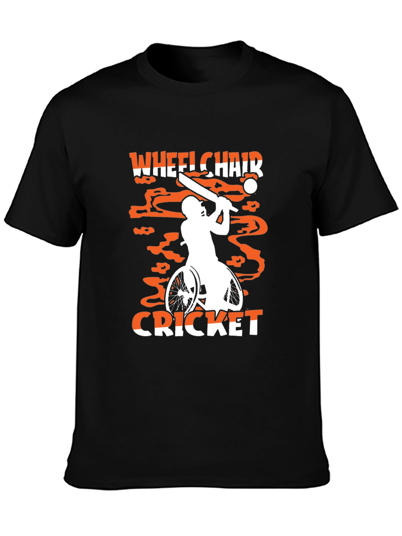 Wheelchair Cricket Graphic T-Shirt