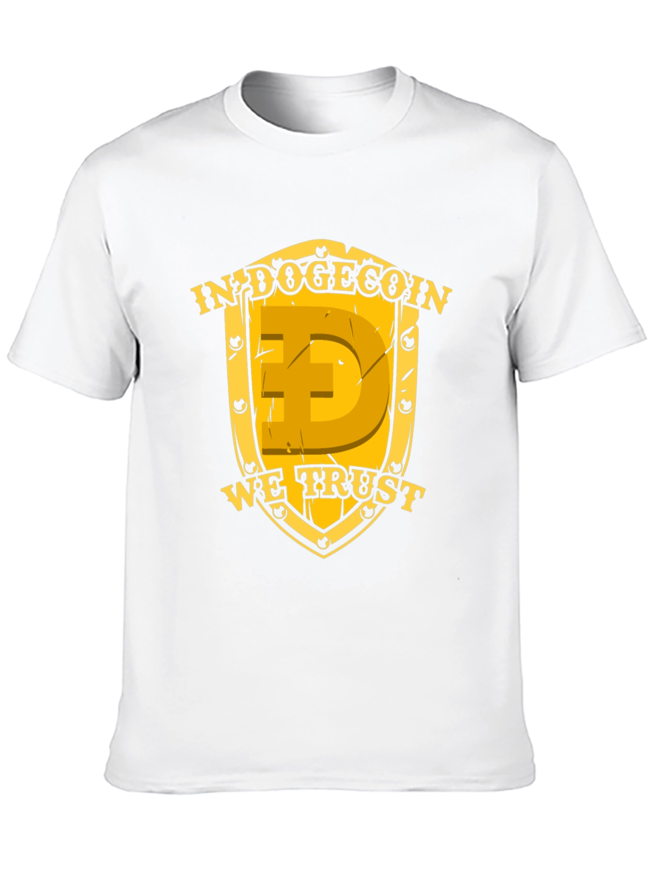 In Dogecoin We Trust Black T-Shirt