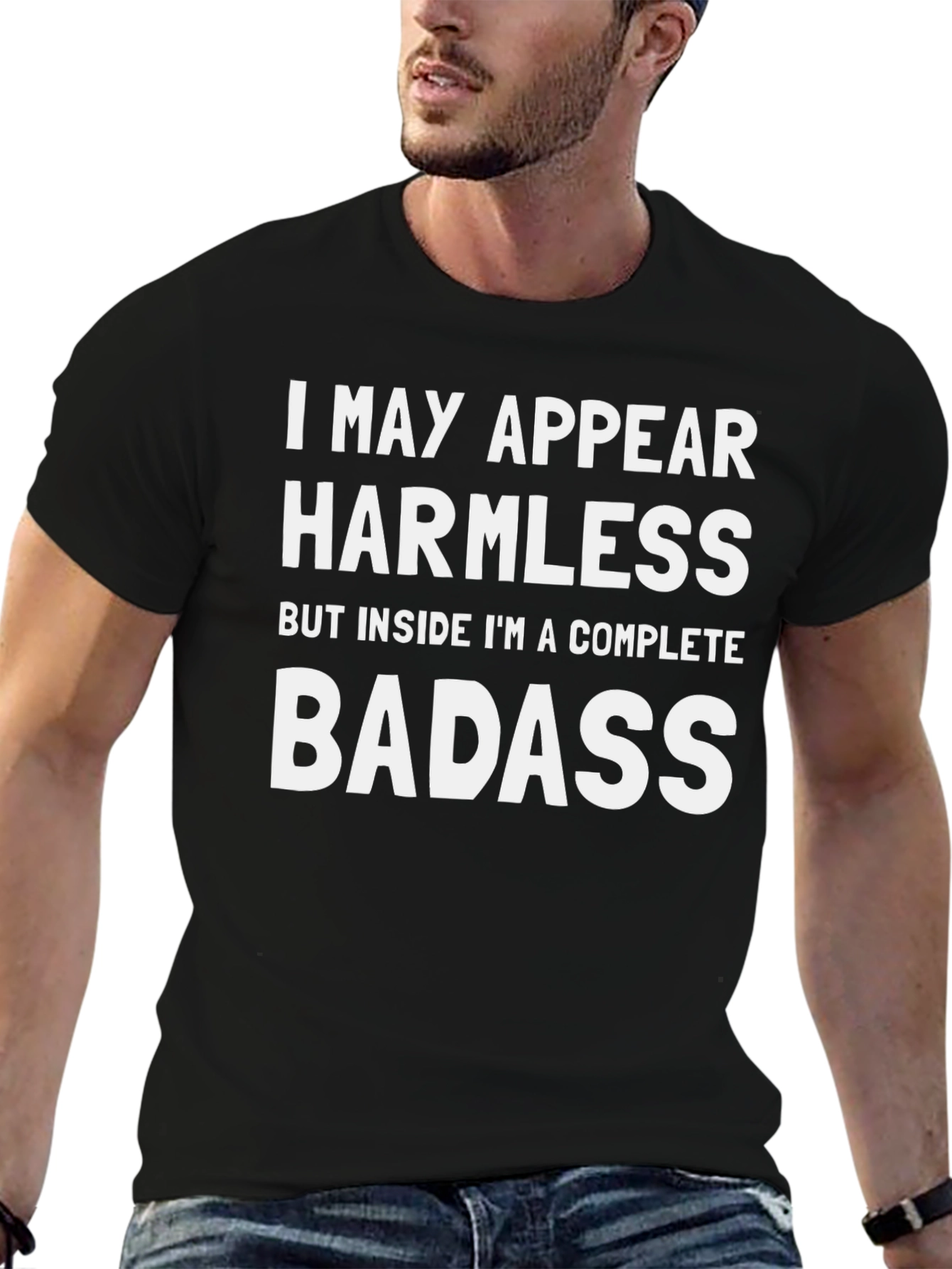 Harmless Badass Graphic T-Shirt