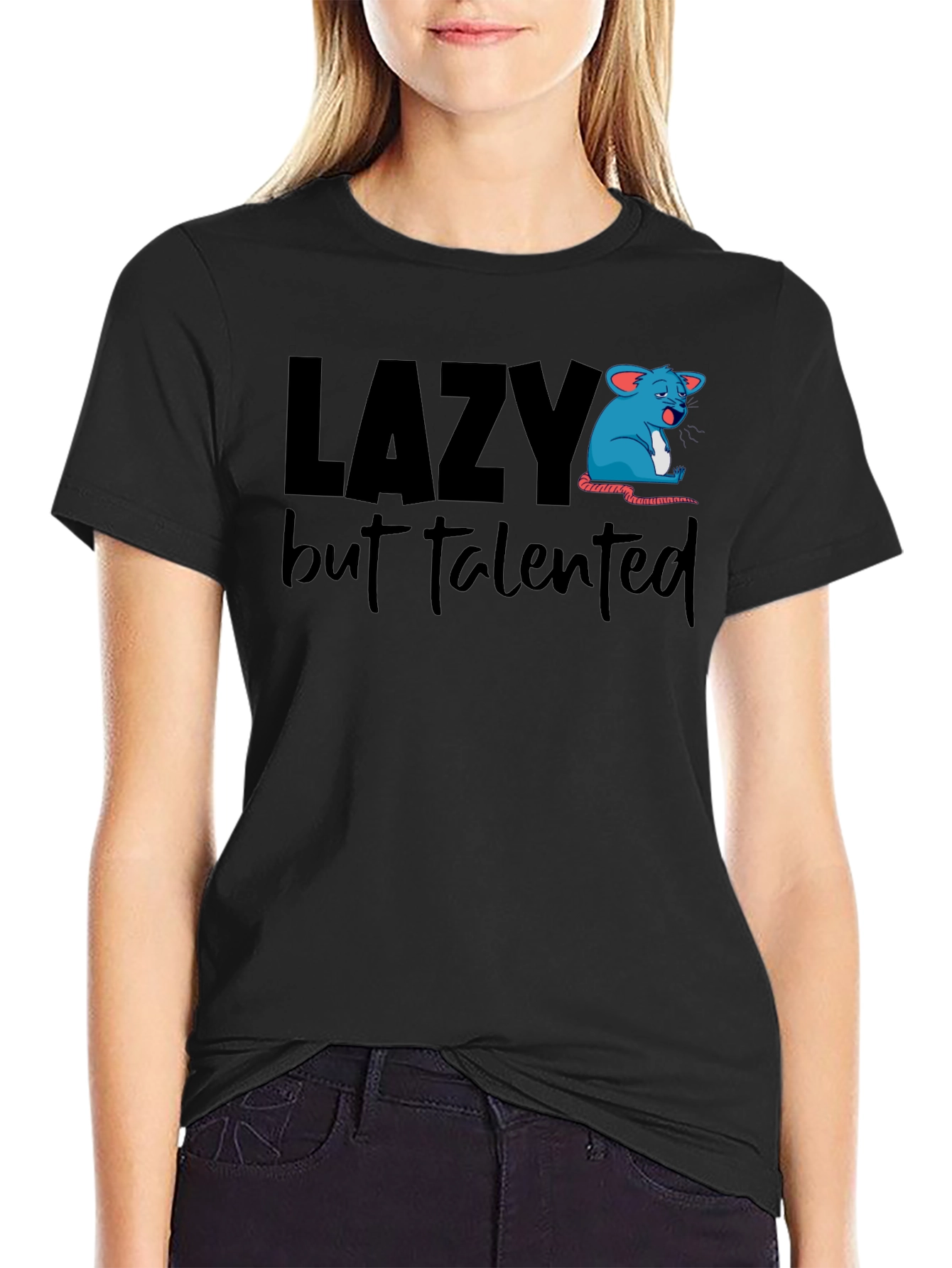 Lazy But Talented Graphic T-Shirt