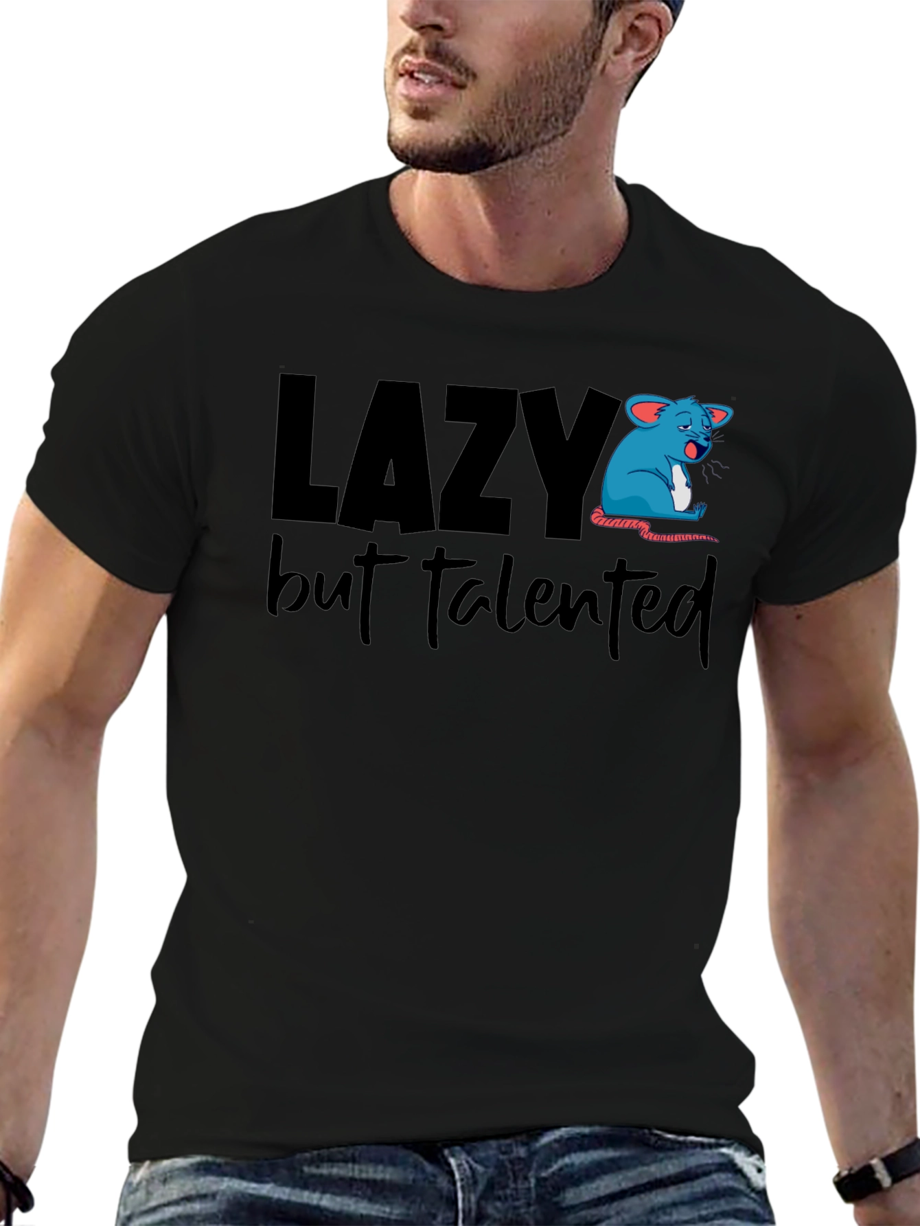 Lazy But Talented Graphic T-Shirt