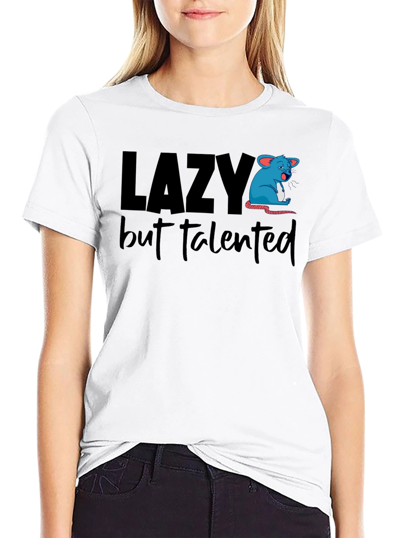 Lazy But Talented Graphic T-Shirt