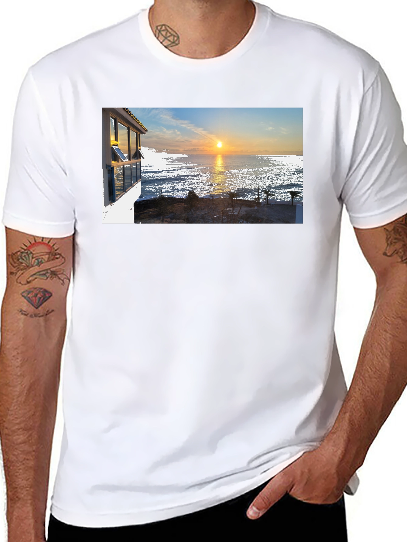 Sunset View Graphic Tee