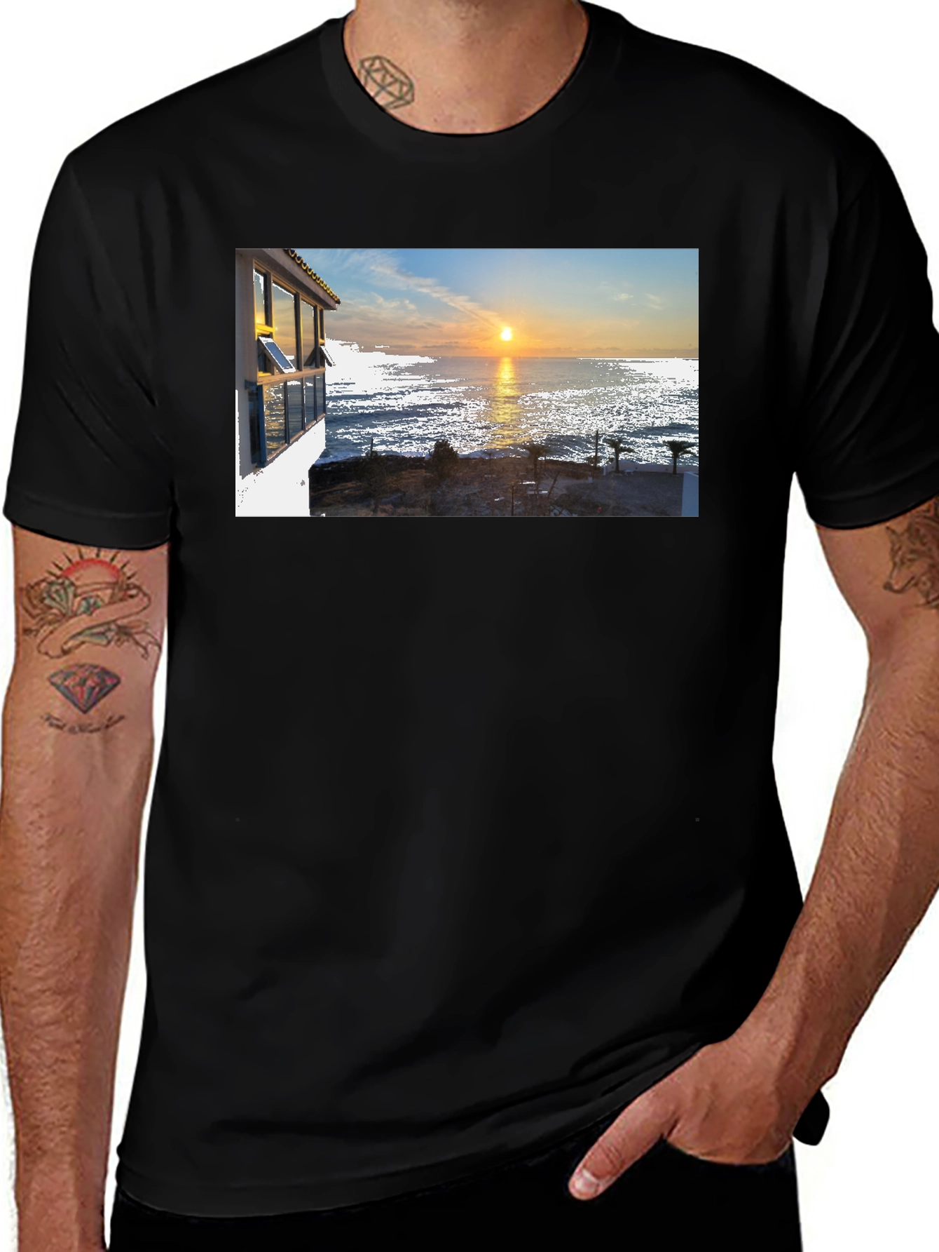 Sunset View Graphic Tee