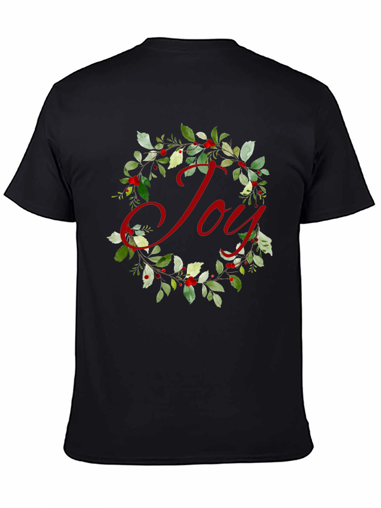 Joy Wreath Graphic Tee - Holiday Cheer