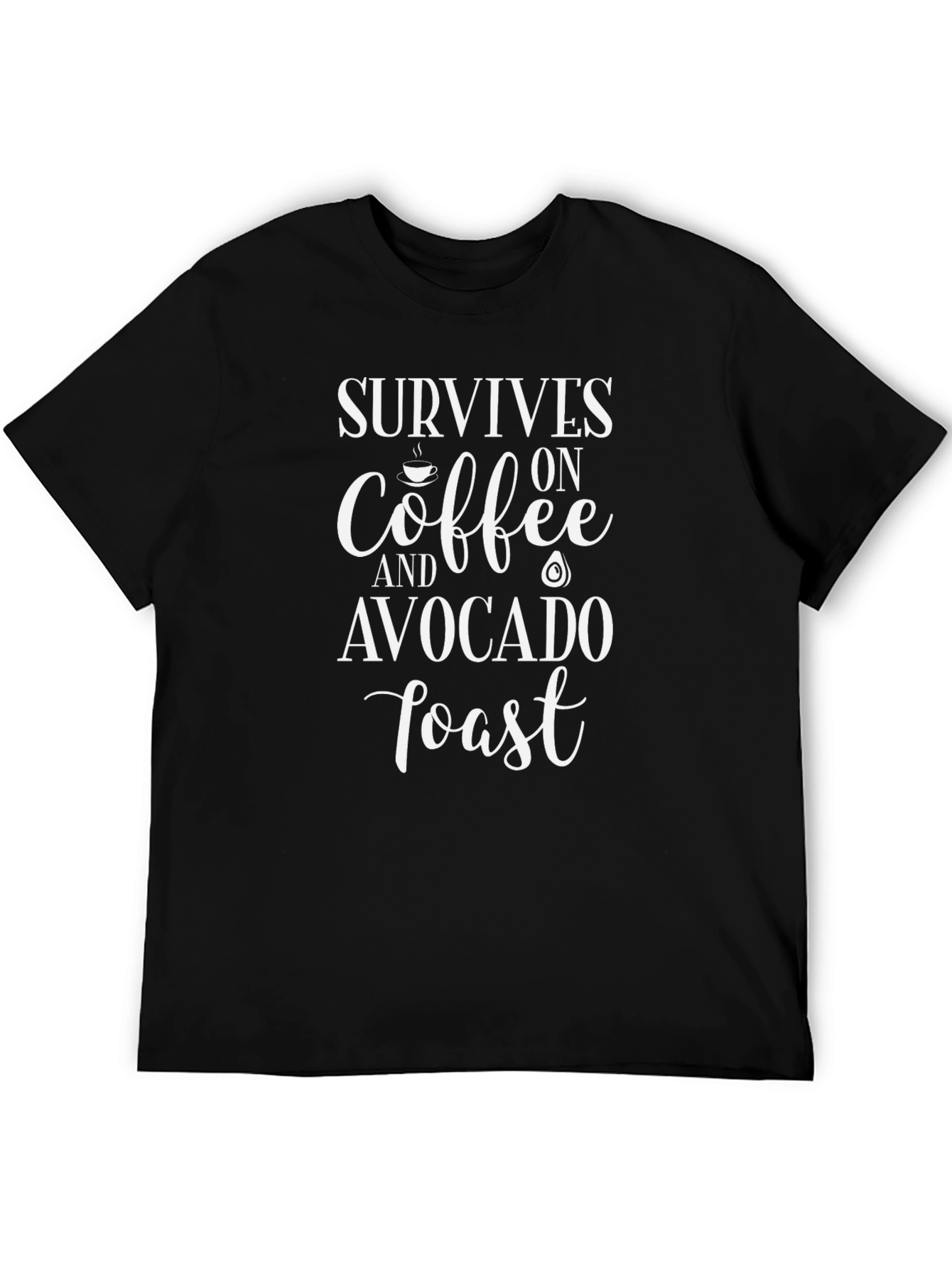 Coffee & Avocado Toast Graphic T-Shirt