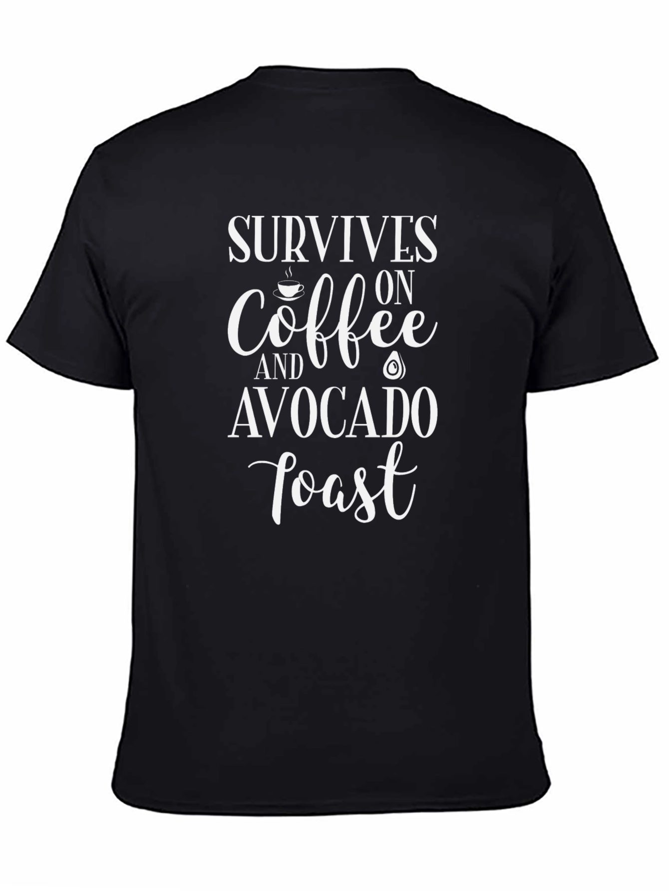 Coffee & Avocado Toast Graphic T-Shirt