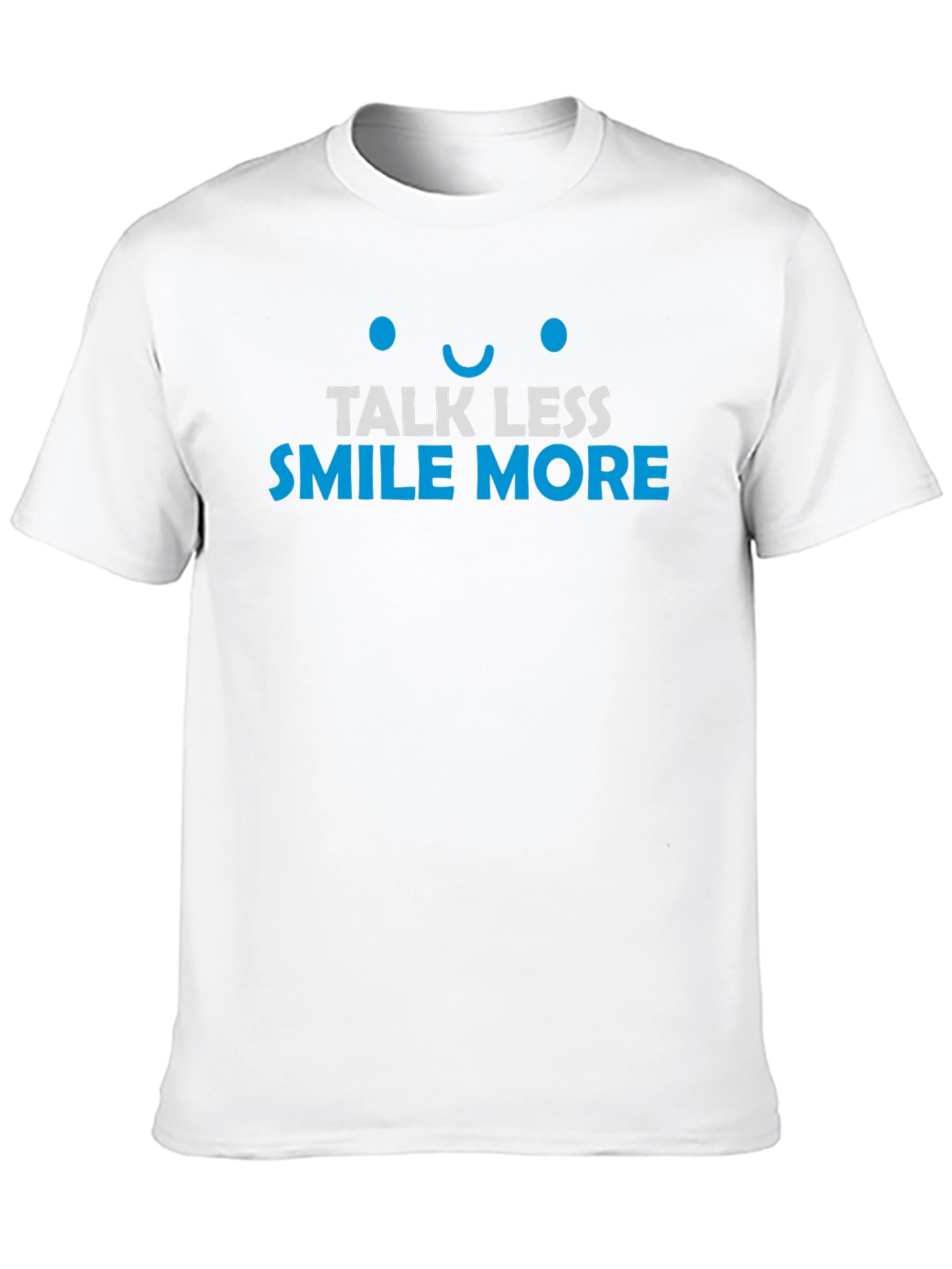 Talk Less Smile More Graphic Tee - Black