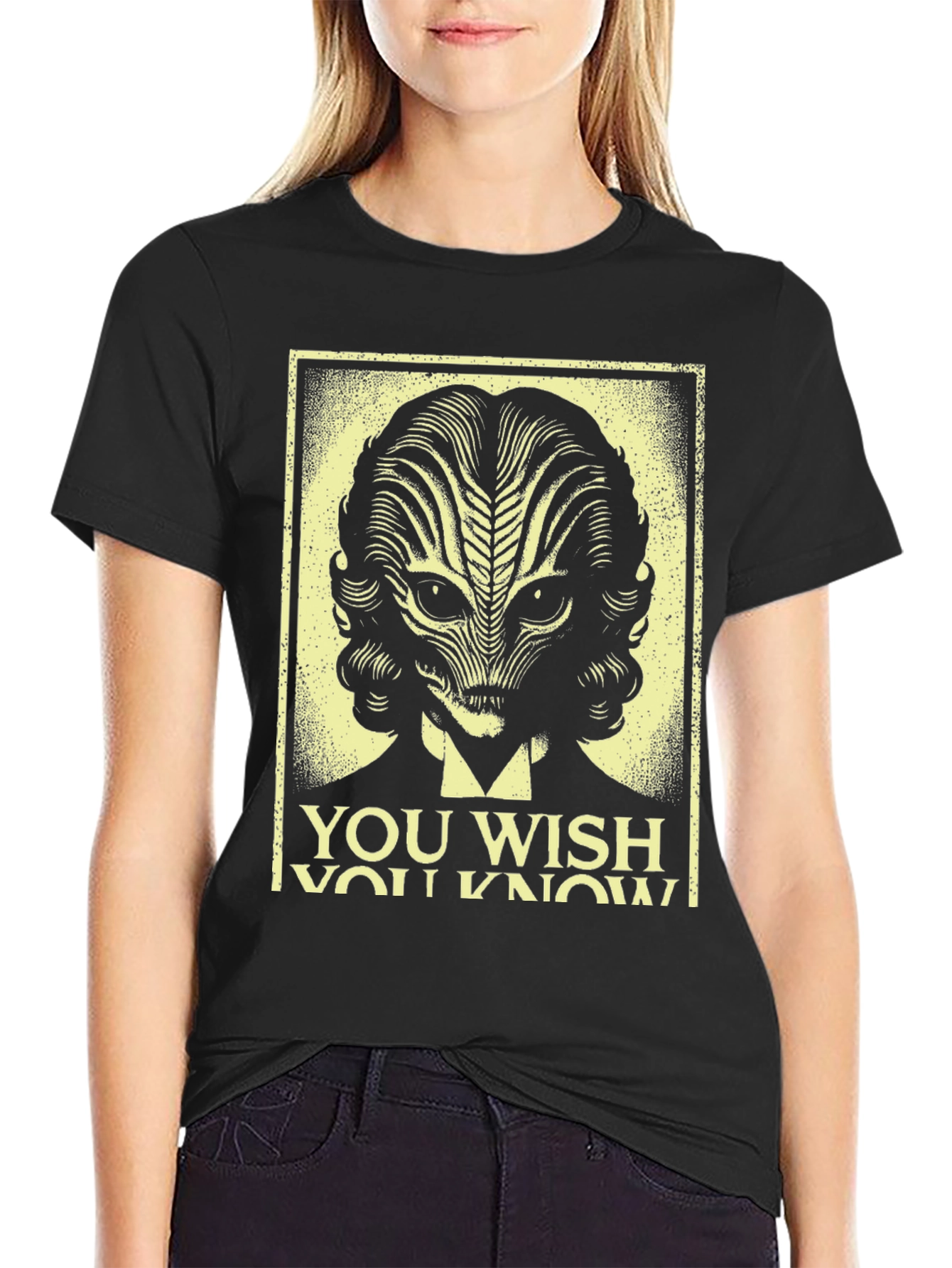 Retro Alien Portrait T-Shirt