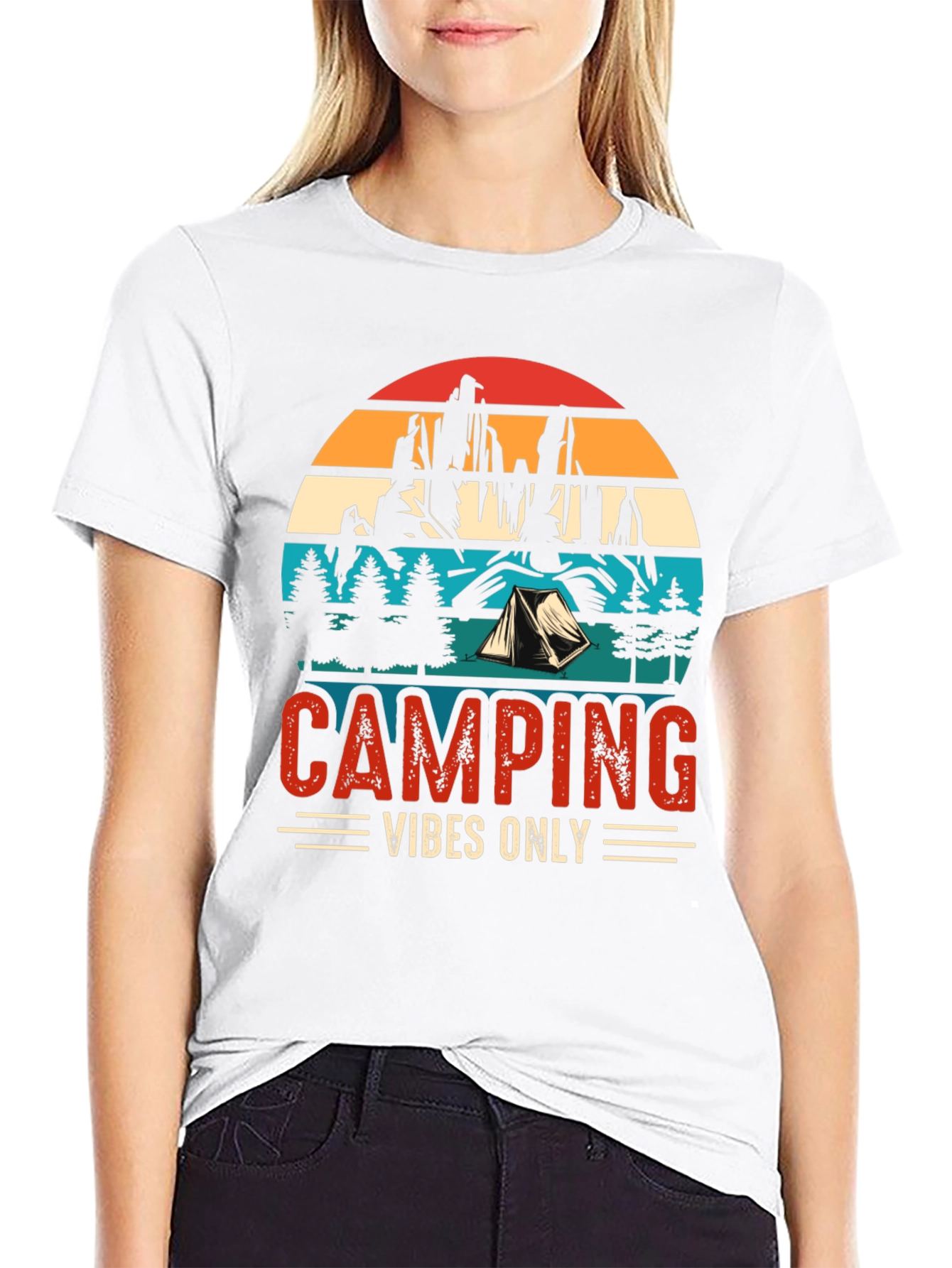 Camping Vibes Only Graphic Tee