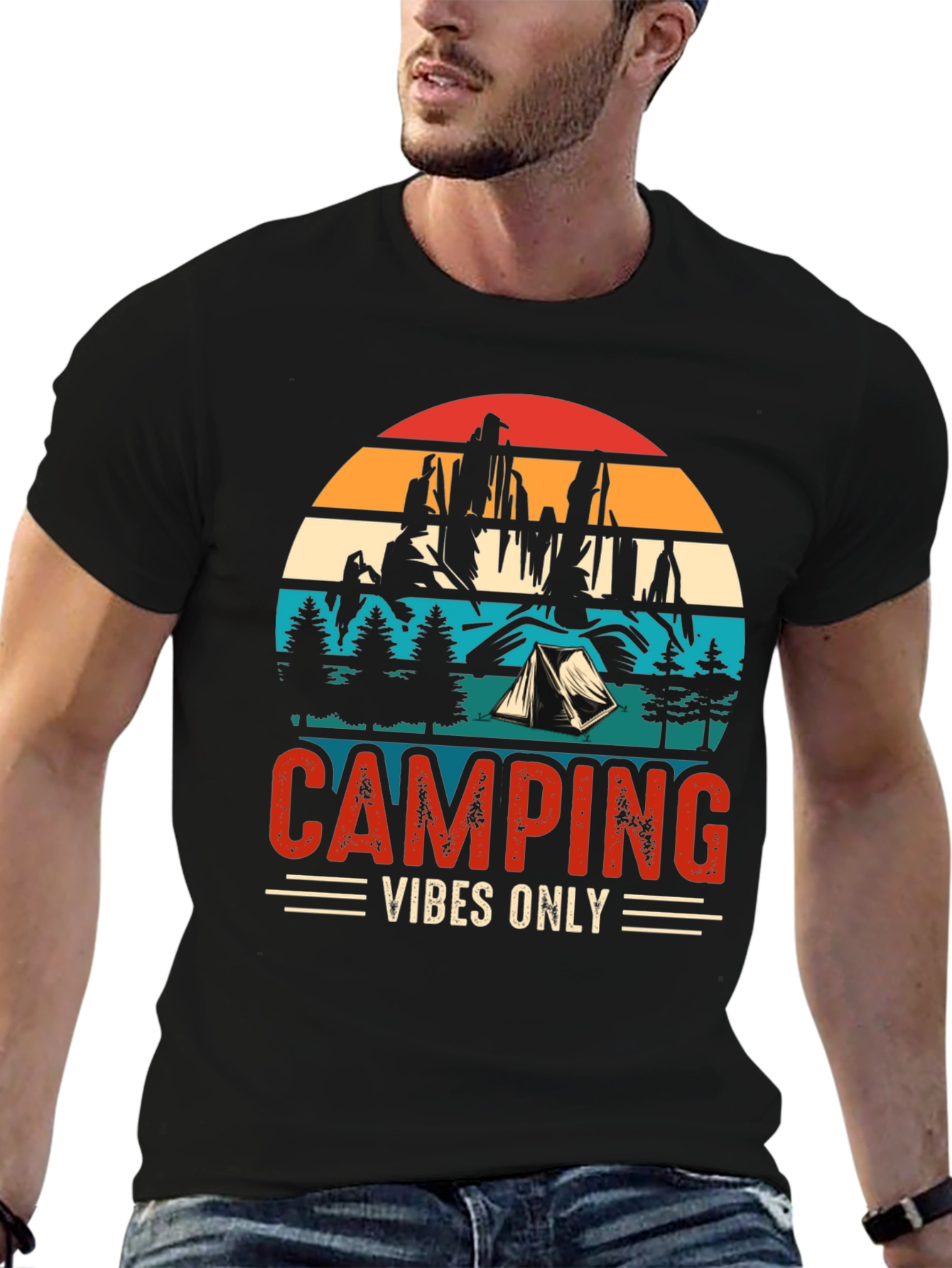 Camping Vibes Only Graphic Tee