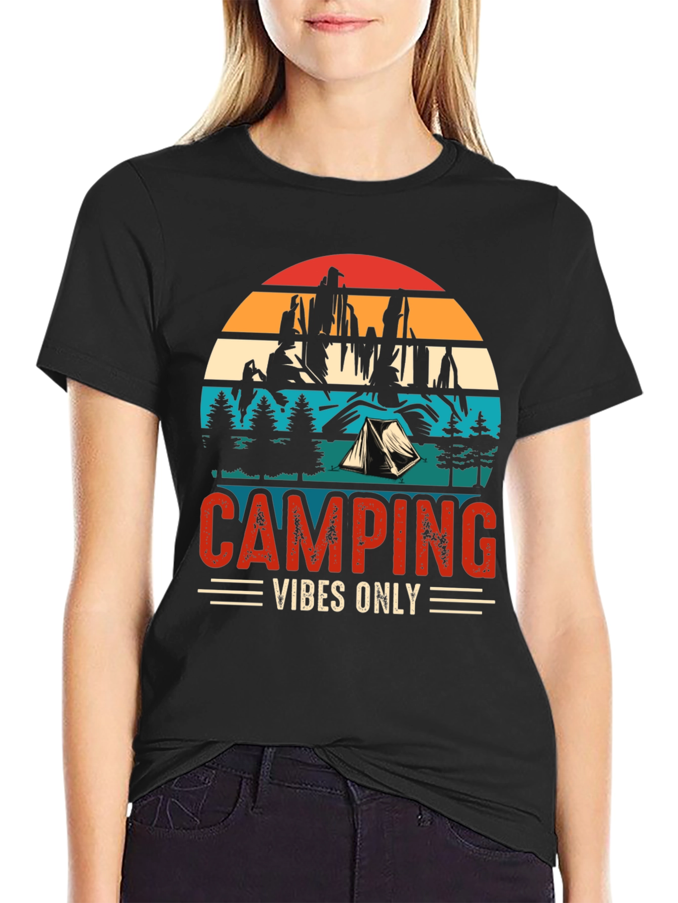 Camping Vibes Only Graphic Tee