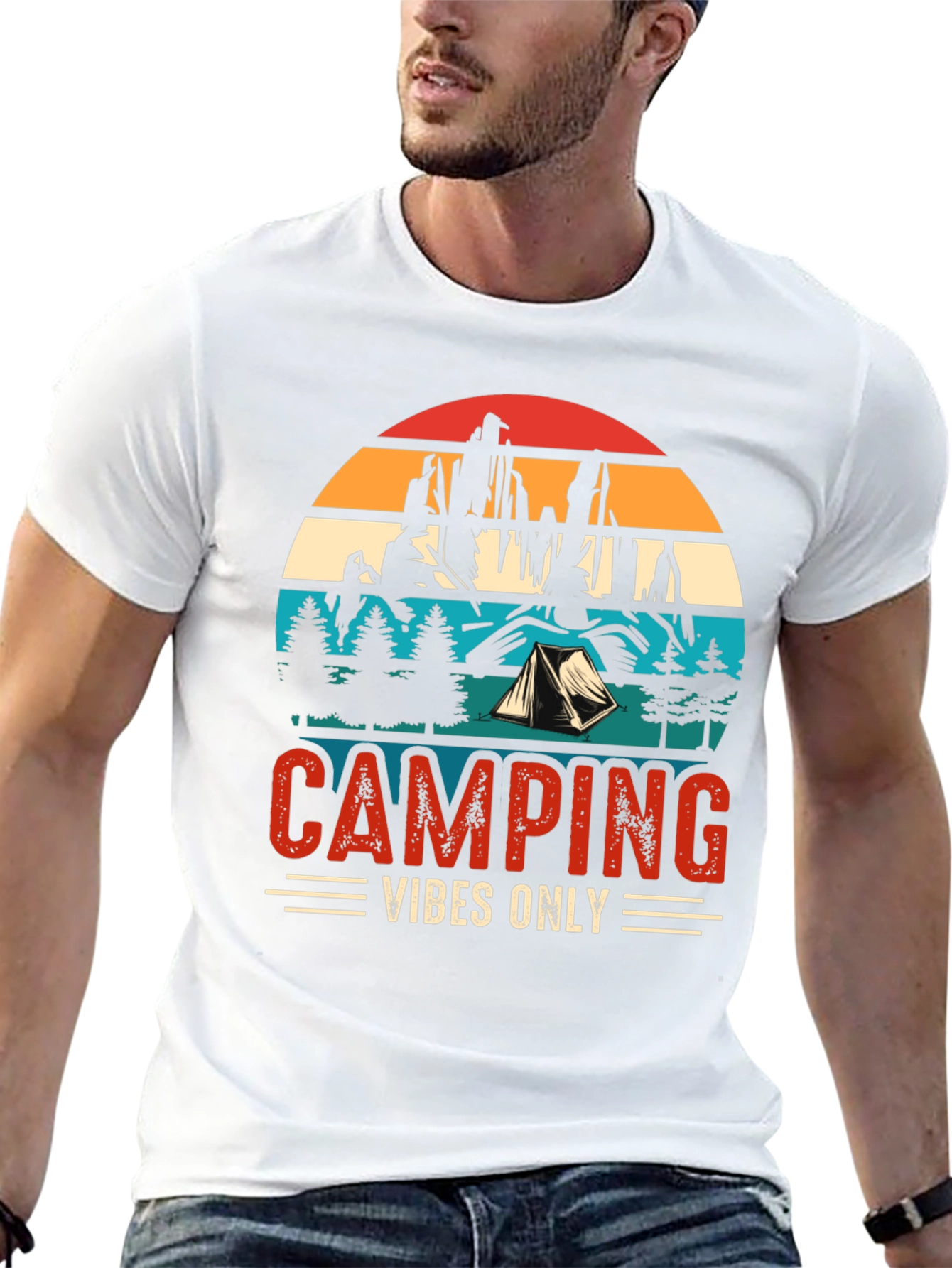 Camping Vibes Only Graphic Tee