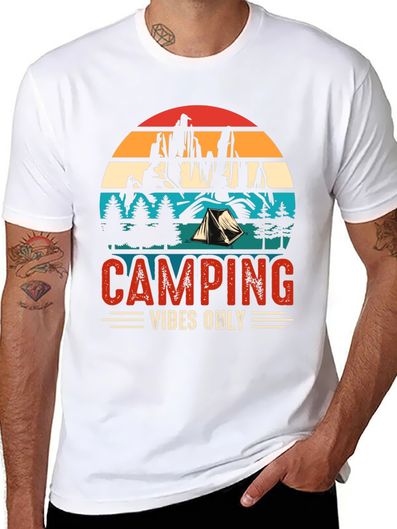 Camping Vibes Only Graphic Tee