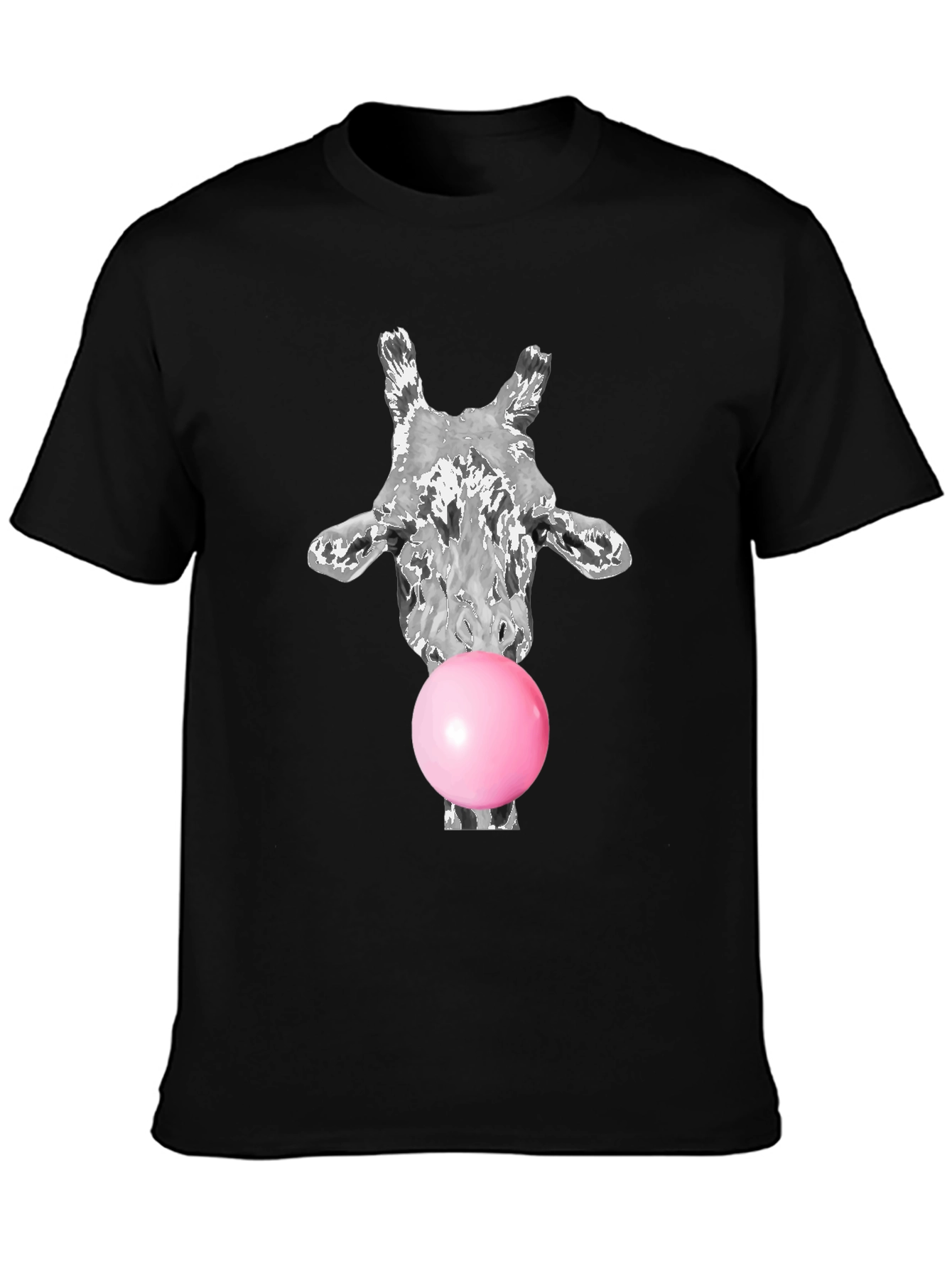Giraffe Bubble Gum Graphic Tee