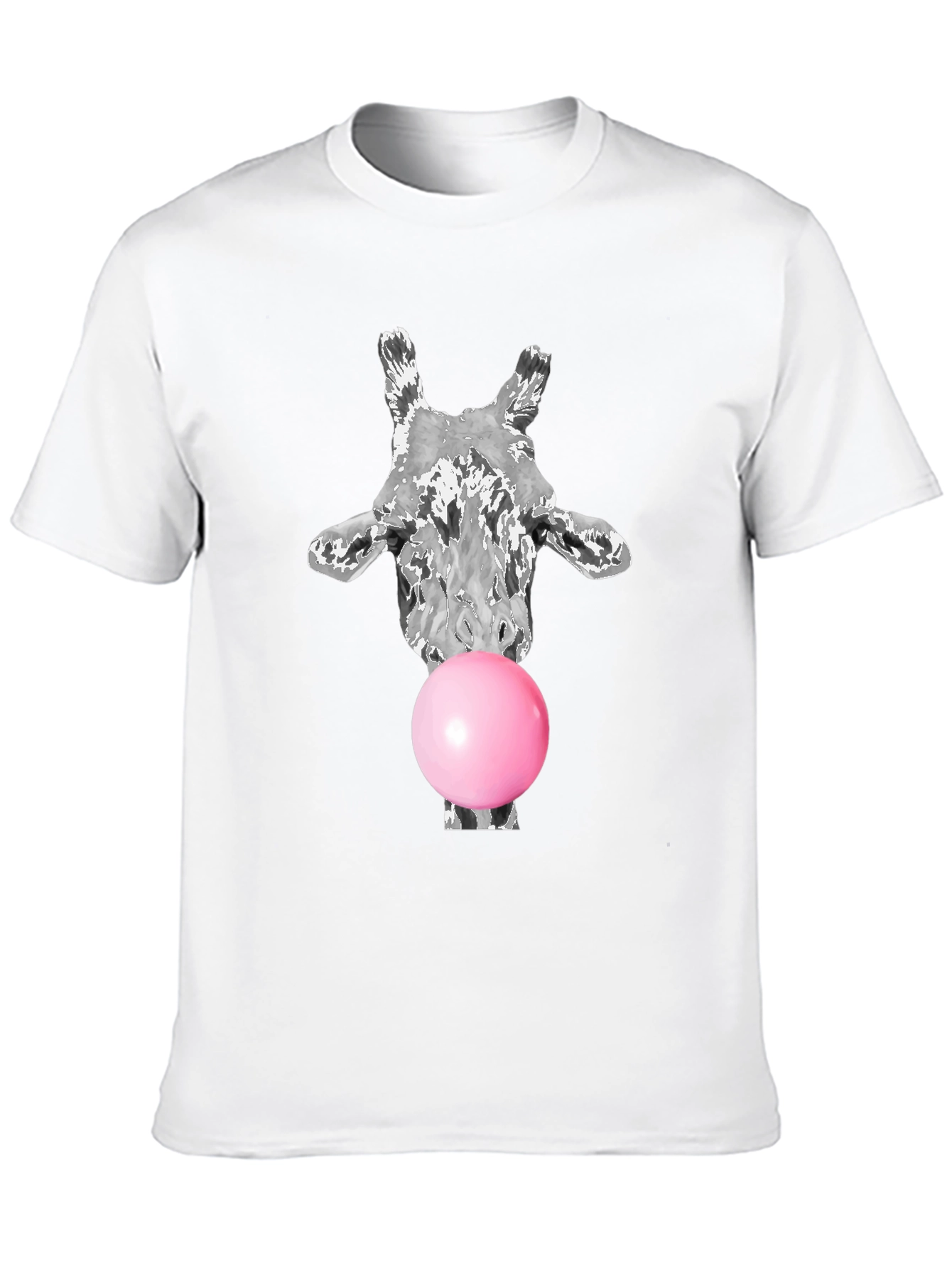 Giraffe Bubble Gum Graphic Tee