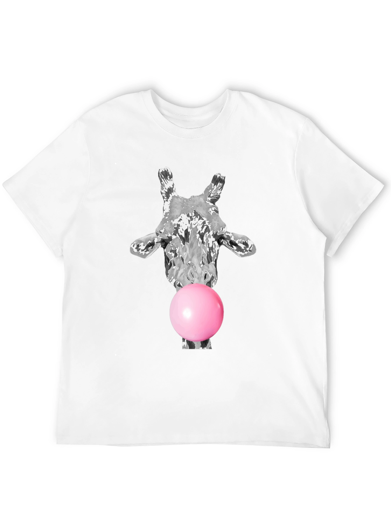 Giraffe Bubble Gum Graphic Tee