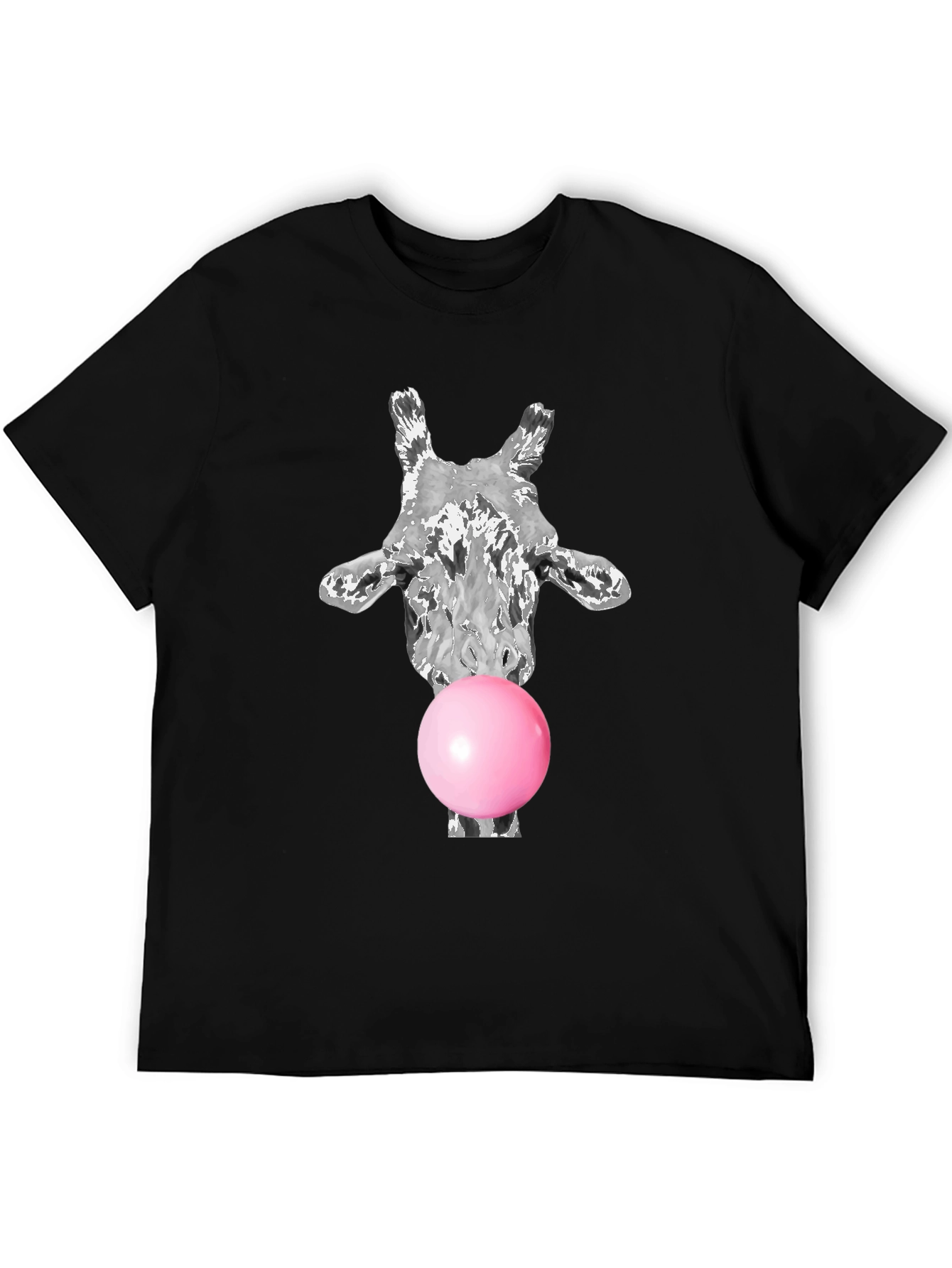 Giraffe Bubble Gum Graphic Tee
