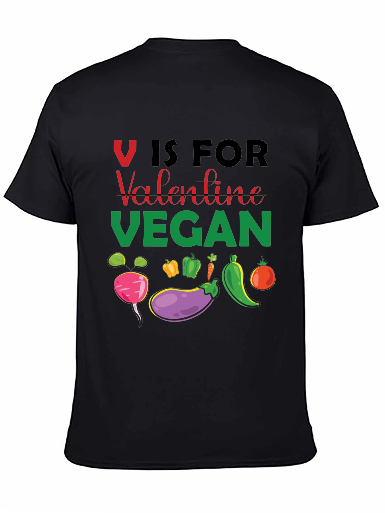 Vegan Valentine T-Shirt - V is for Vegan
