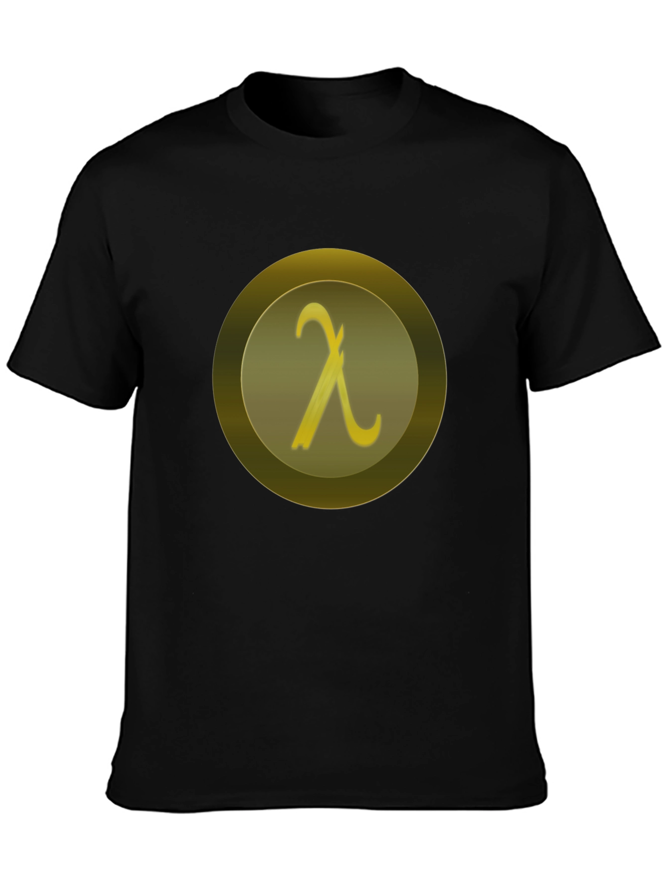 Lambda Symbol Black T-Shirt