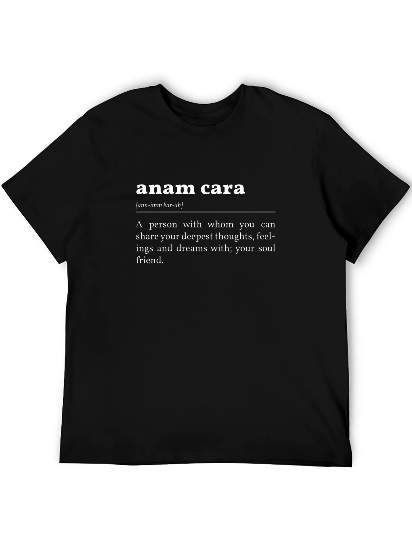 Anam Cara Definition T-Shirt - Soul Friend Tee