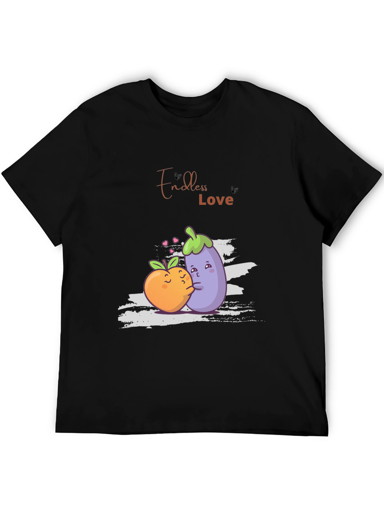 Endless Love Black Graphic T-Shirt