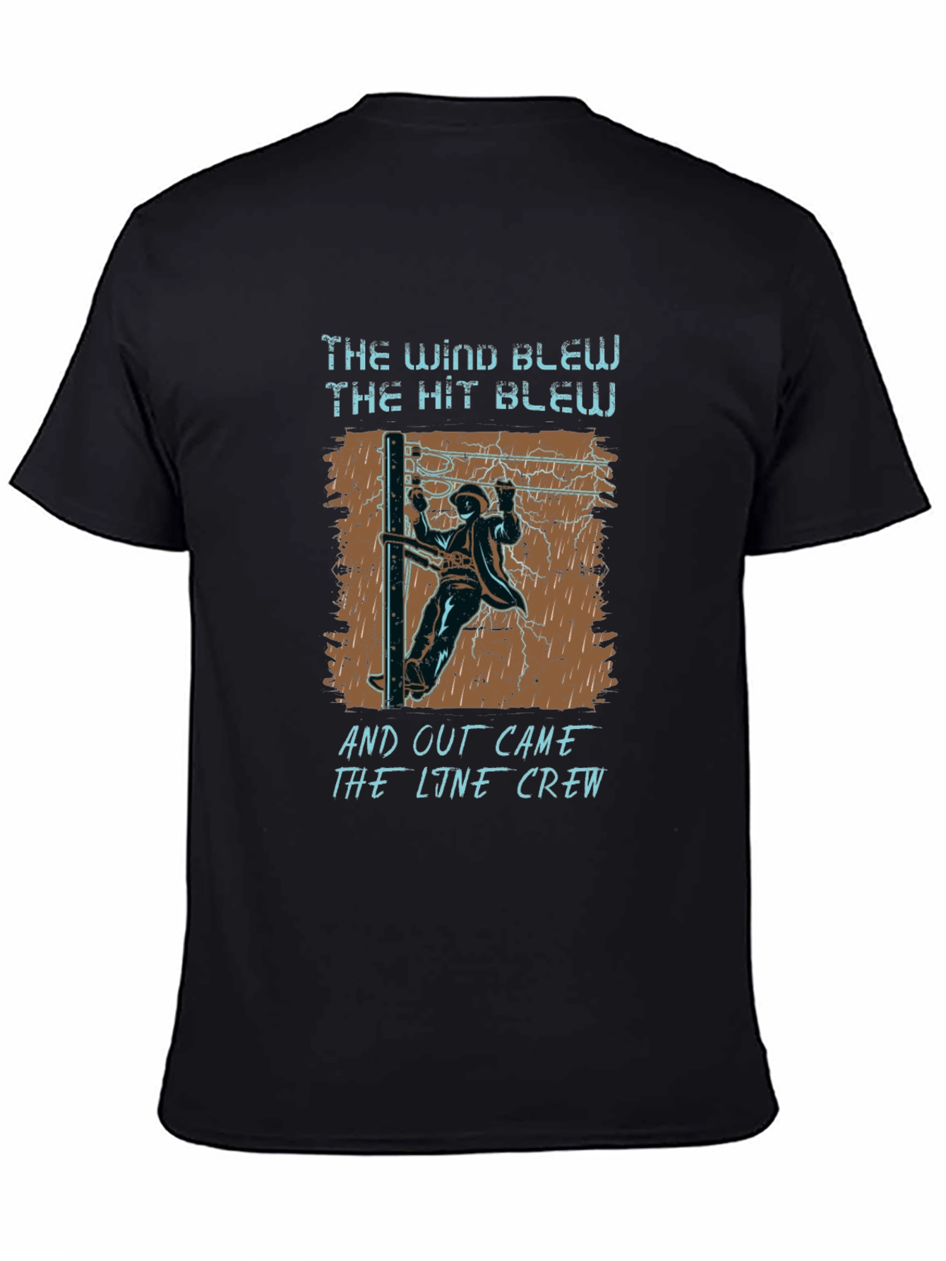 Line Crew T-Shirt - The Wind Blew