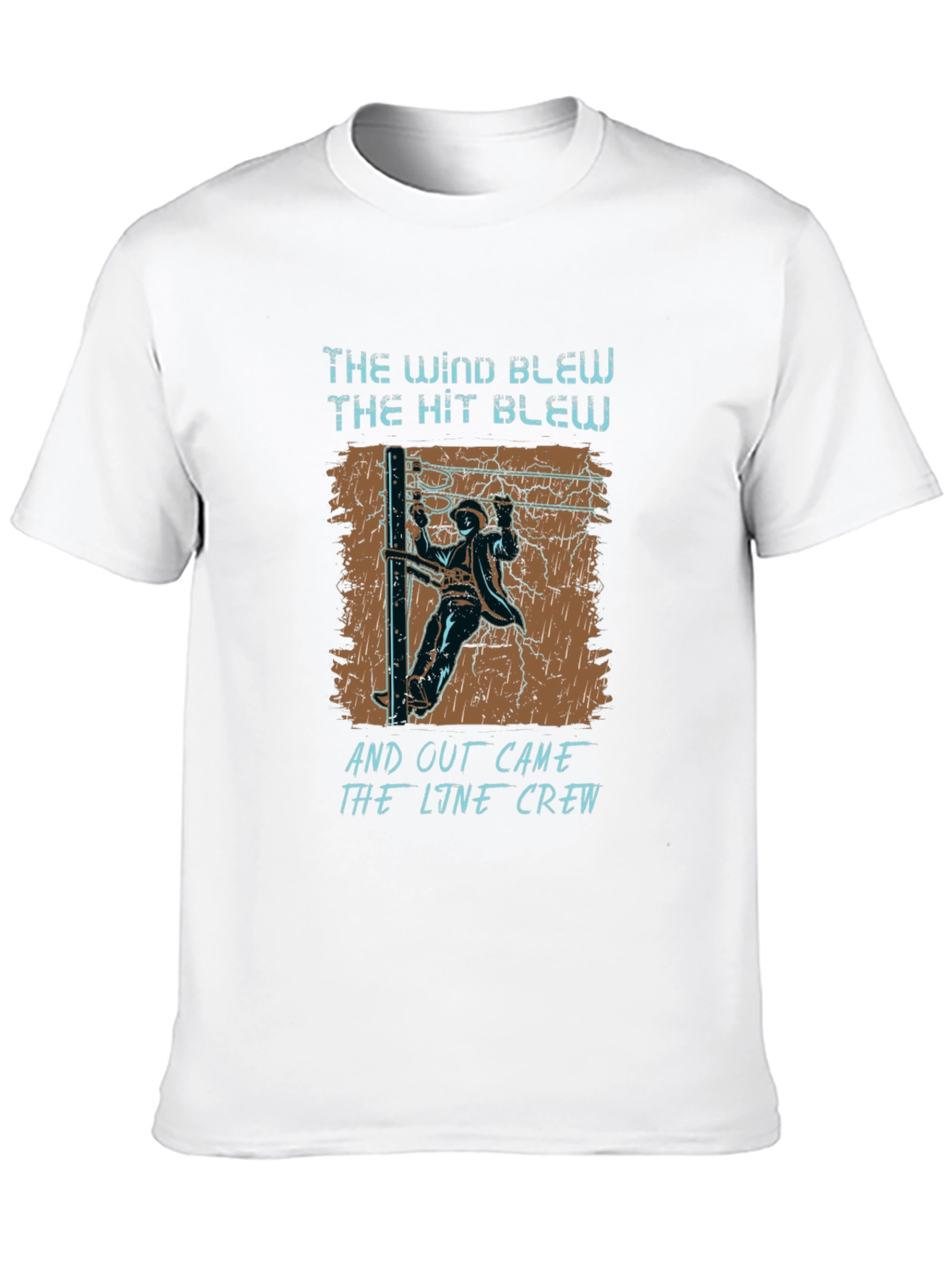 Line Crew T-Shirt - The Wind Blew