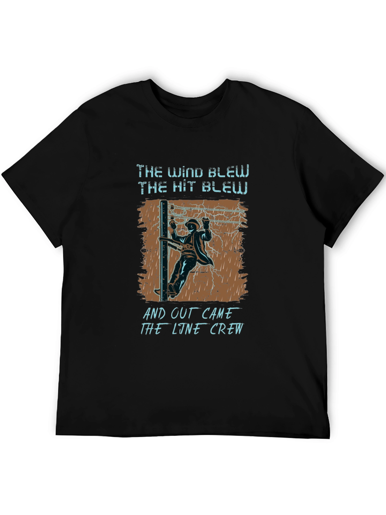 Line Crew T-Shirt - The Wind Blew