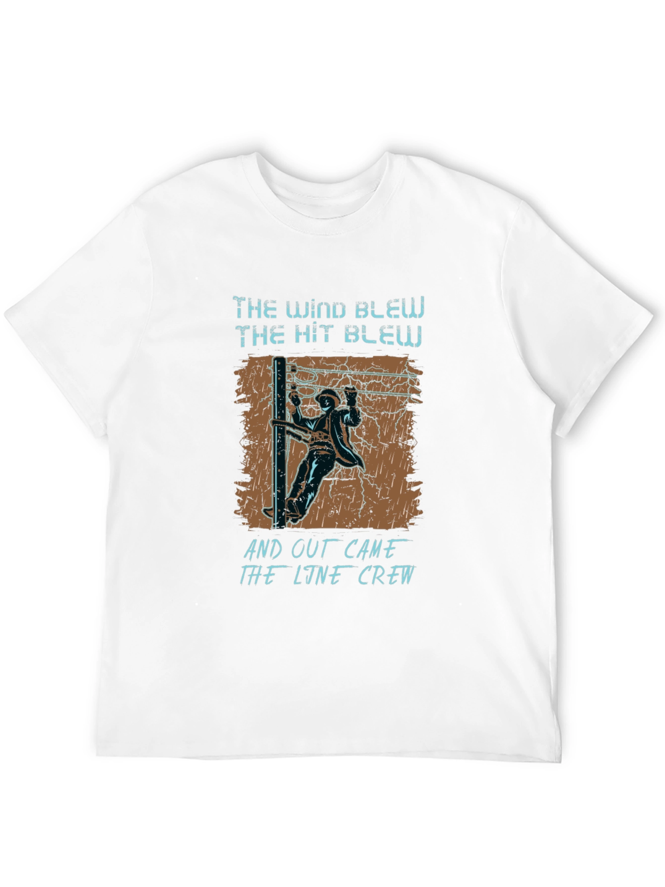 Line Crew T-Shirt - The Wind Blew