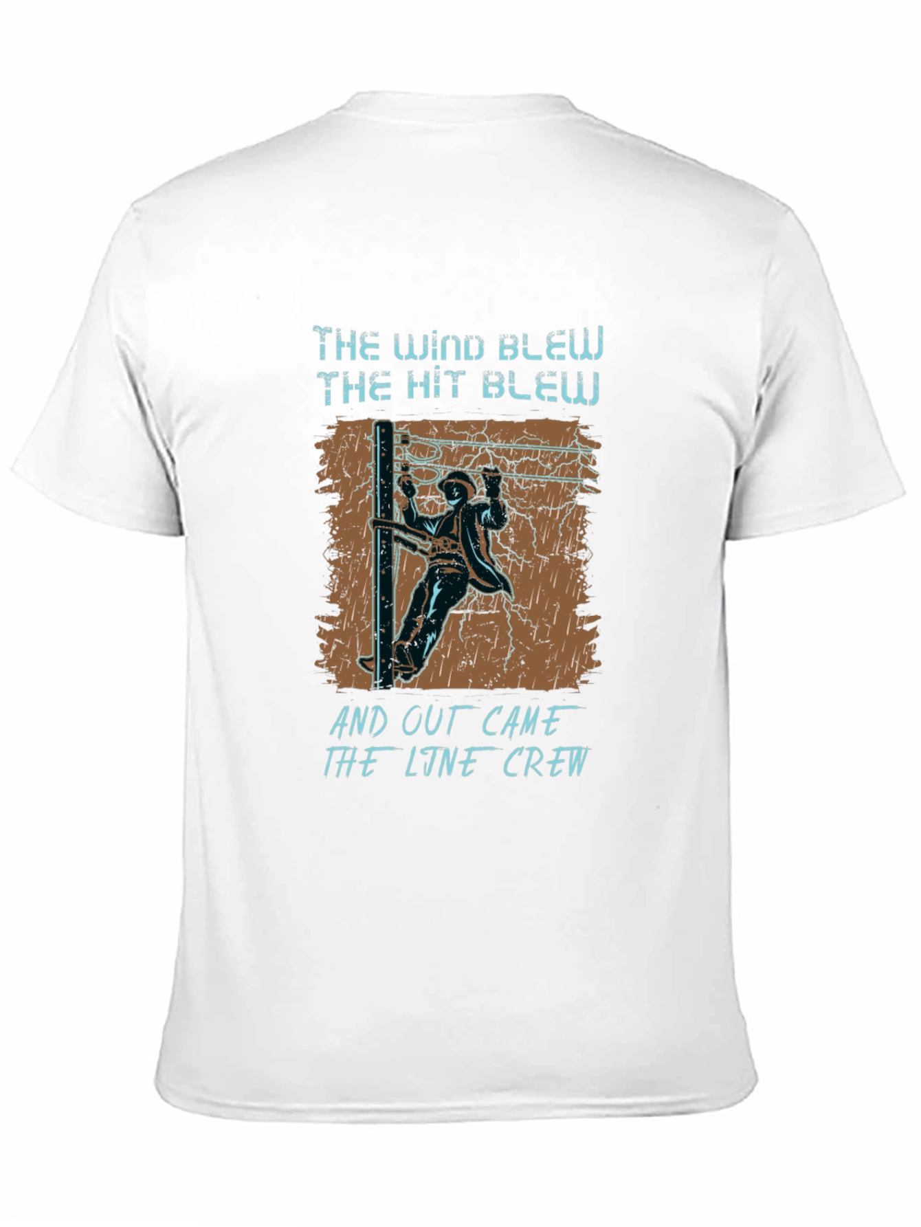 Line Crew T-Shirt - The Wind Blew