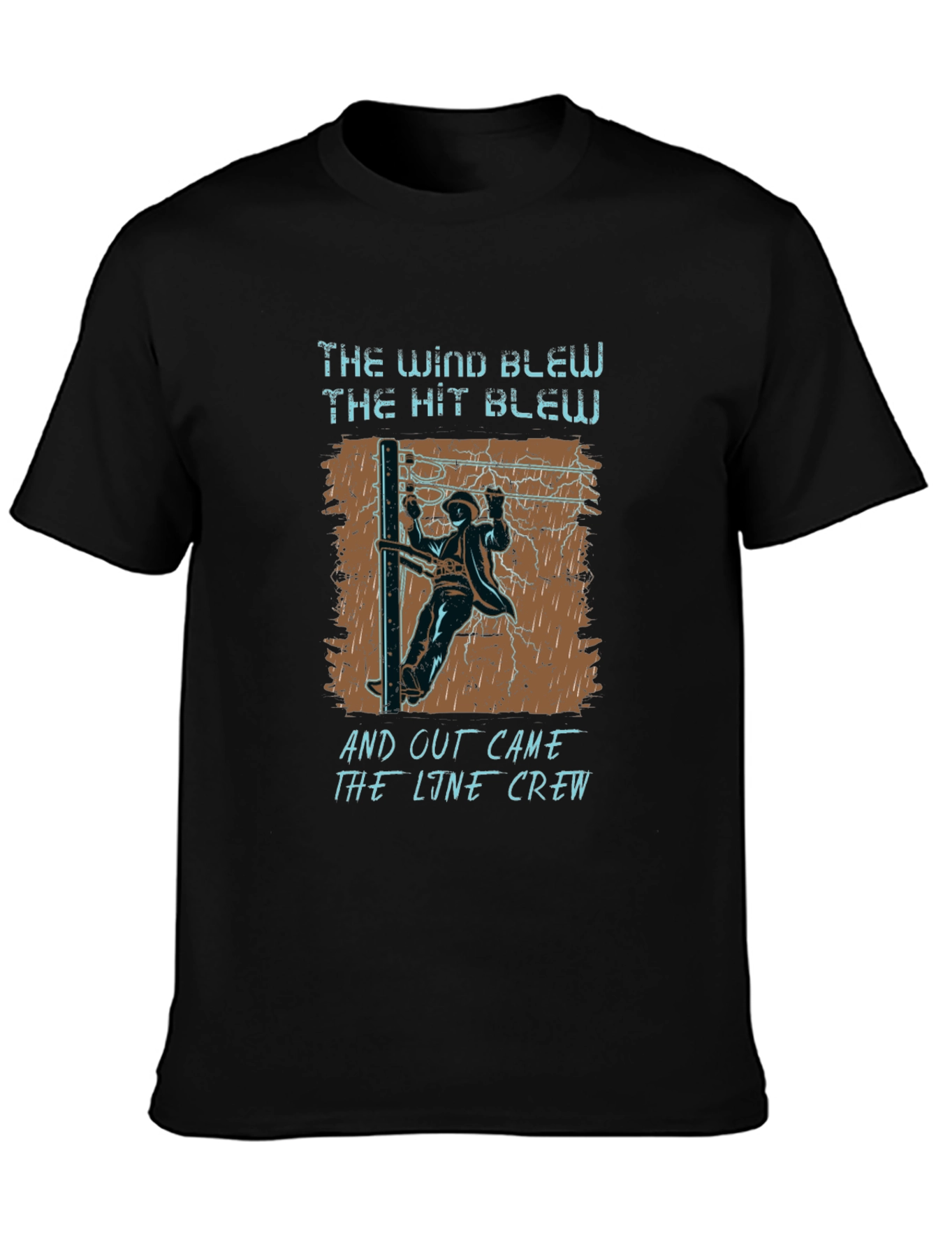 Line Crew T-Shirt - The Wind Blew