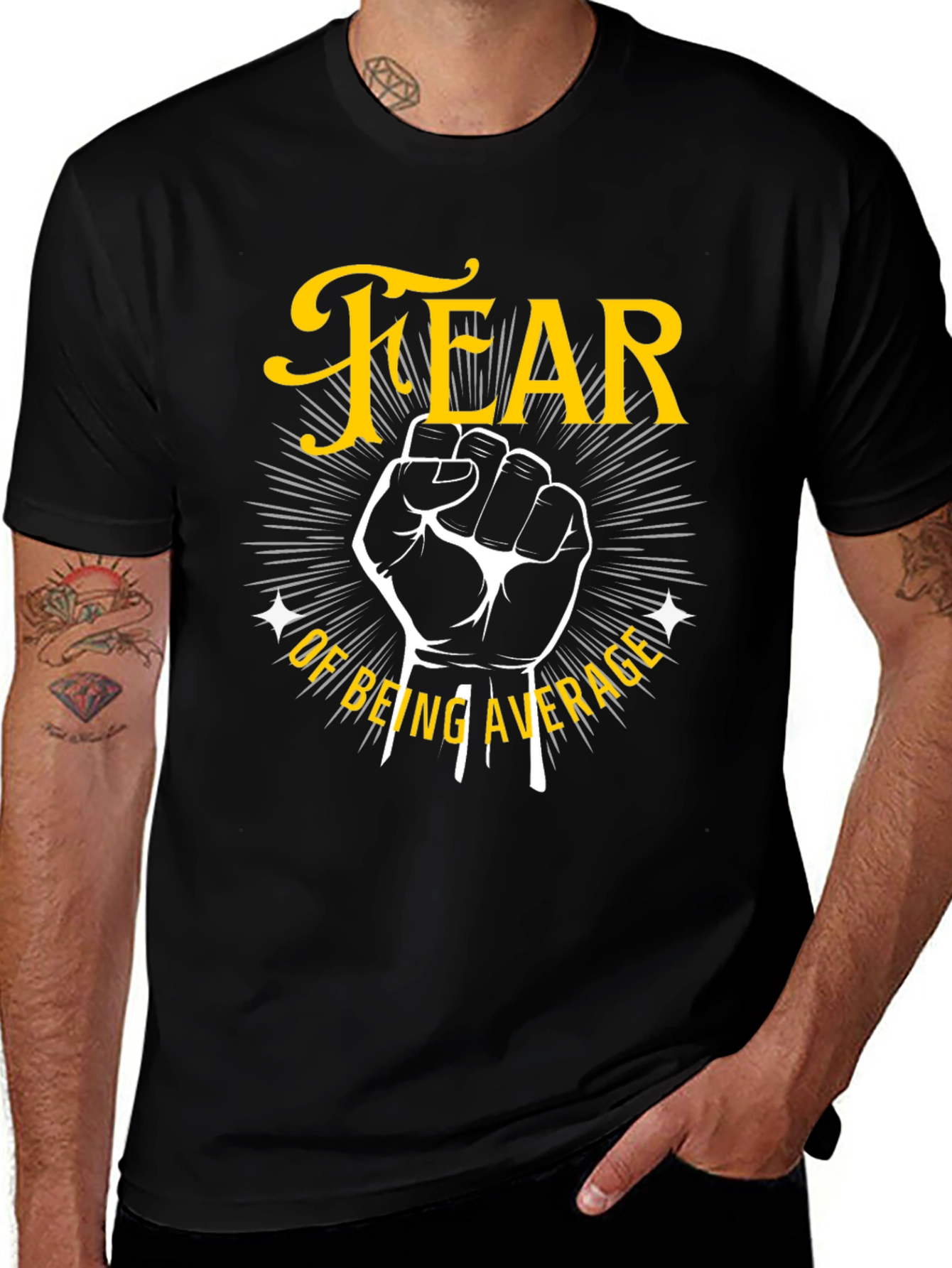 Fear of Being Average Graphic Tee